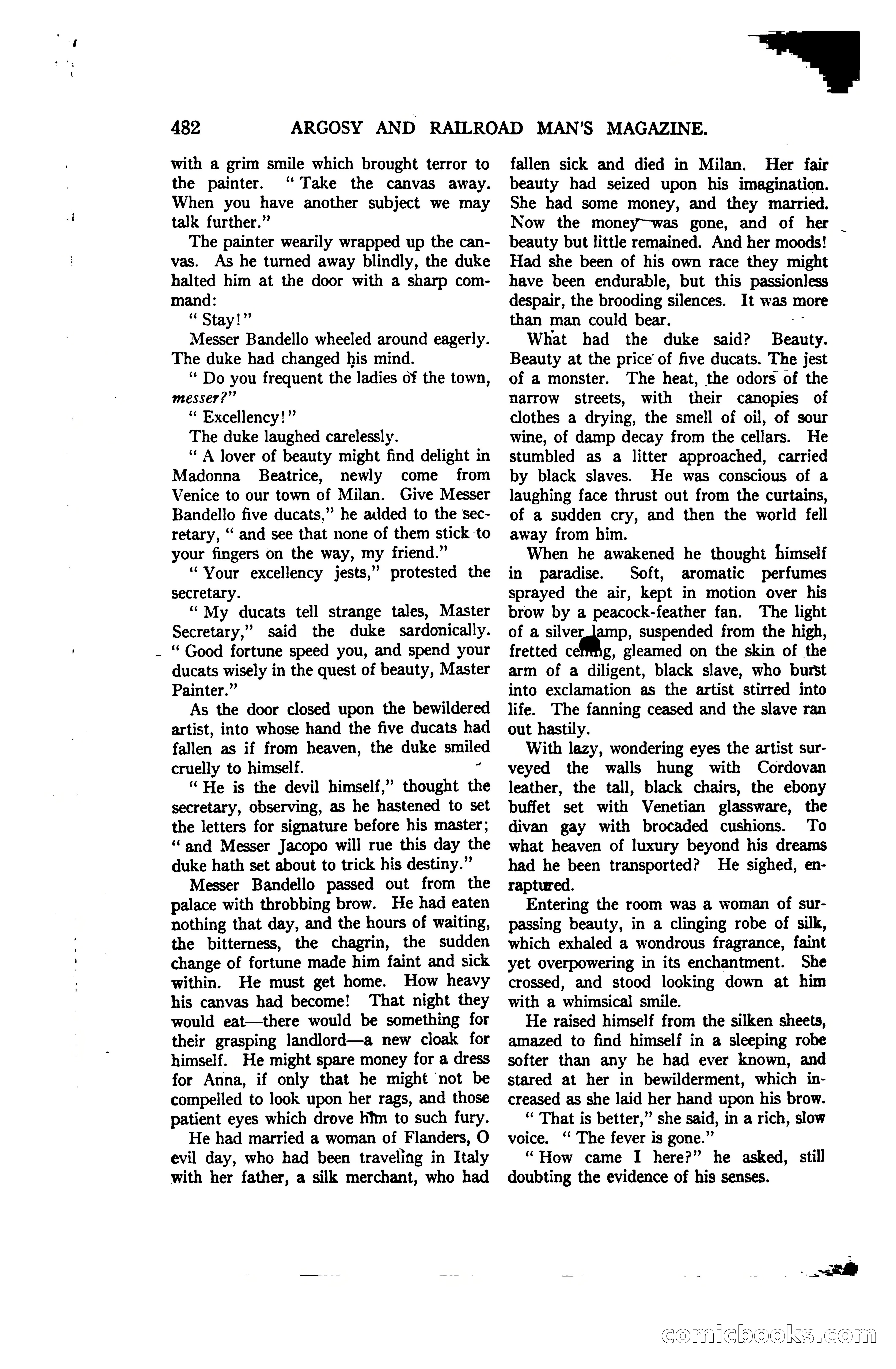 Argosy and Railroad Man's Magazine, Vol. 107 No. 3 — page 140 of 196