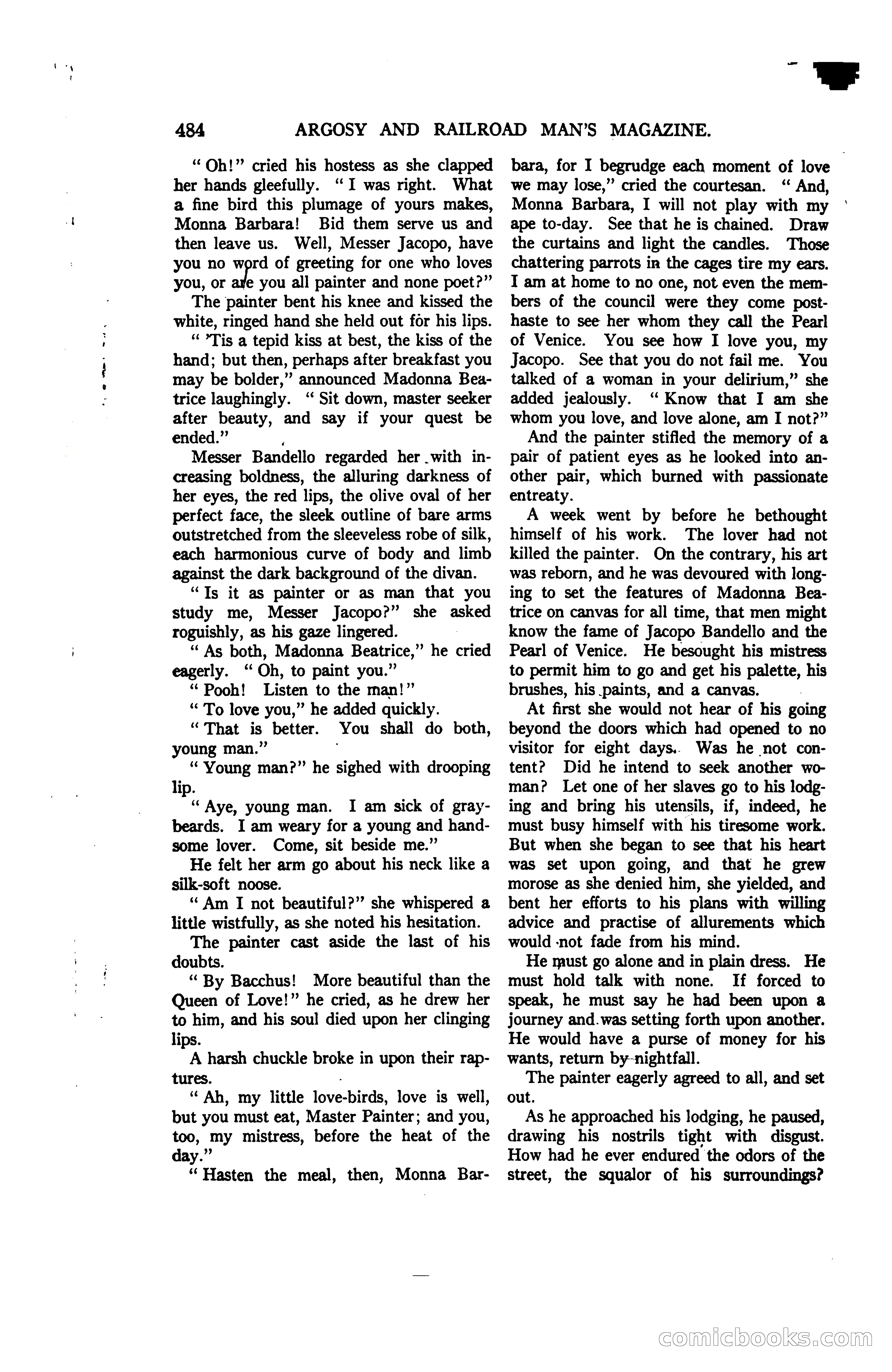 Argosy and Railroad Man's Magazine, Vol. 107 No. 3 — page 142 of 196