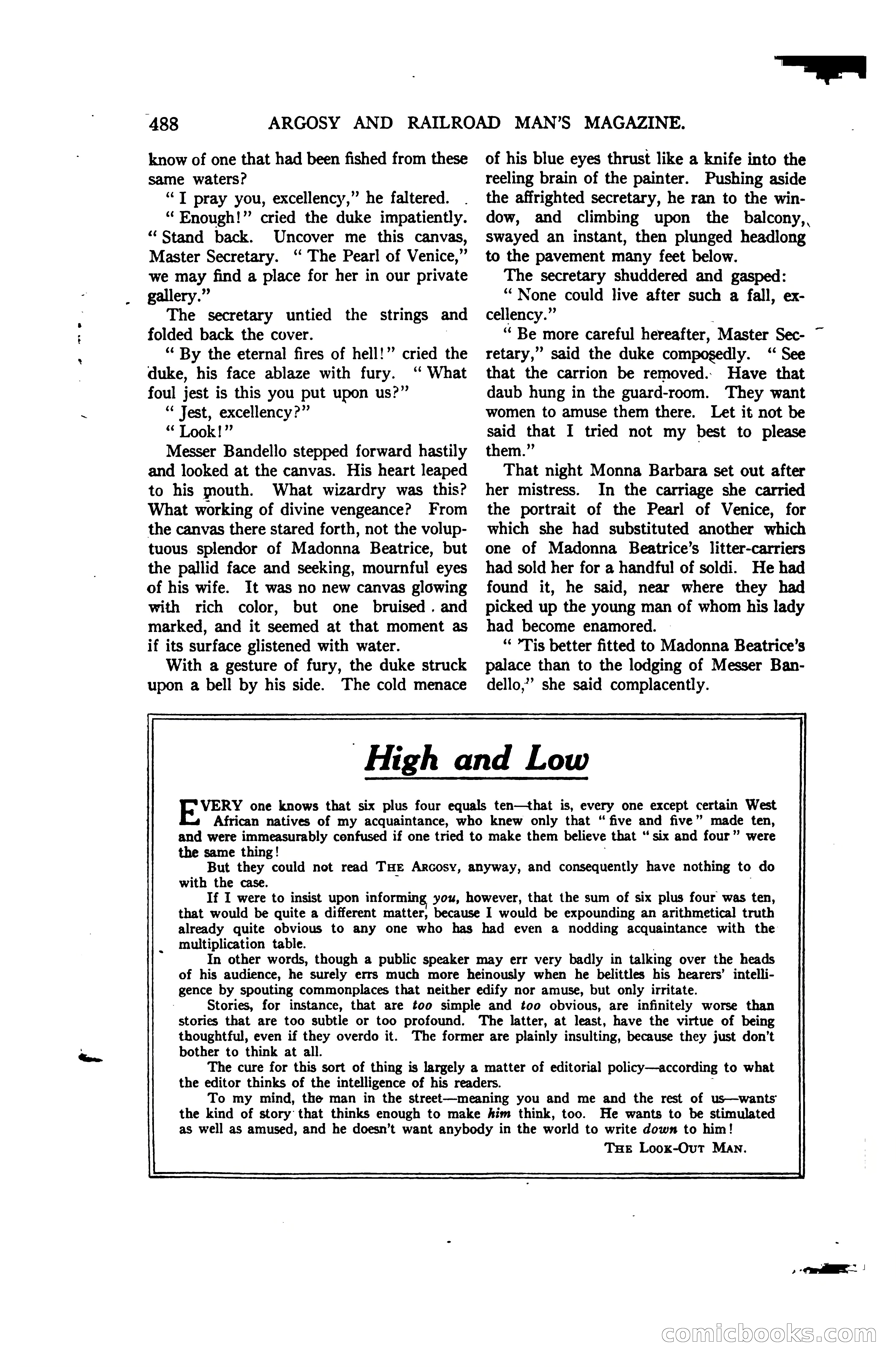 Argosy and Railroad Man's Magazine, Vol. 107 No. 3 — page 146 of 196