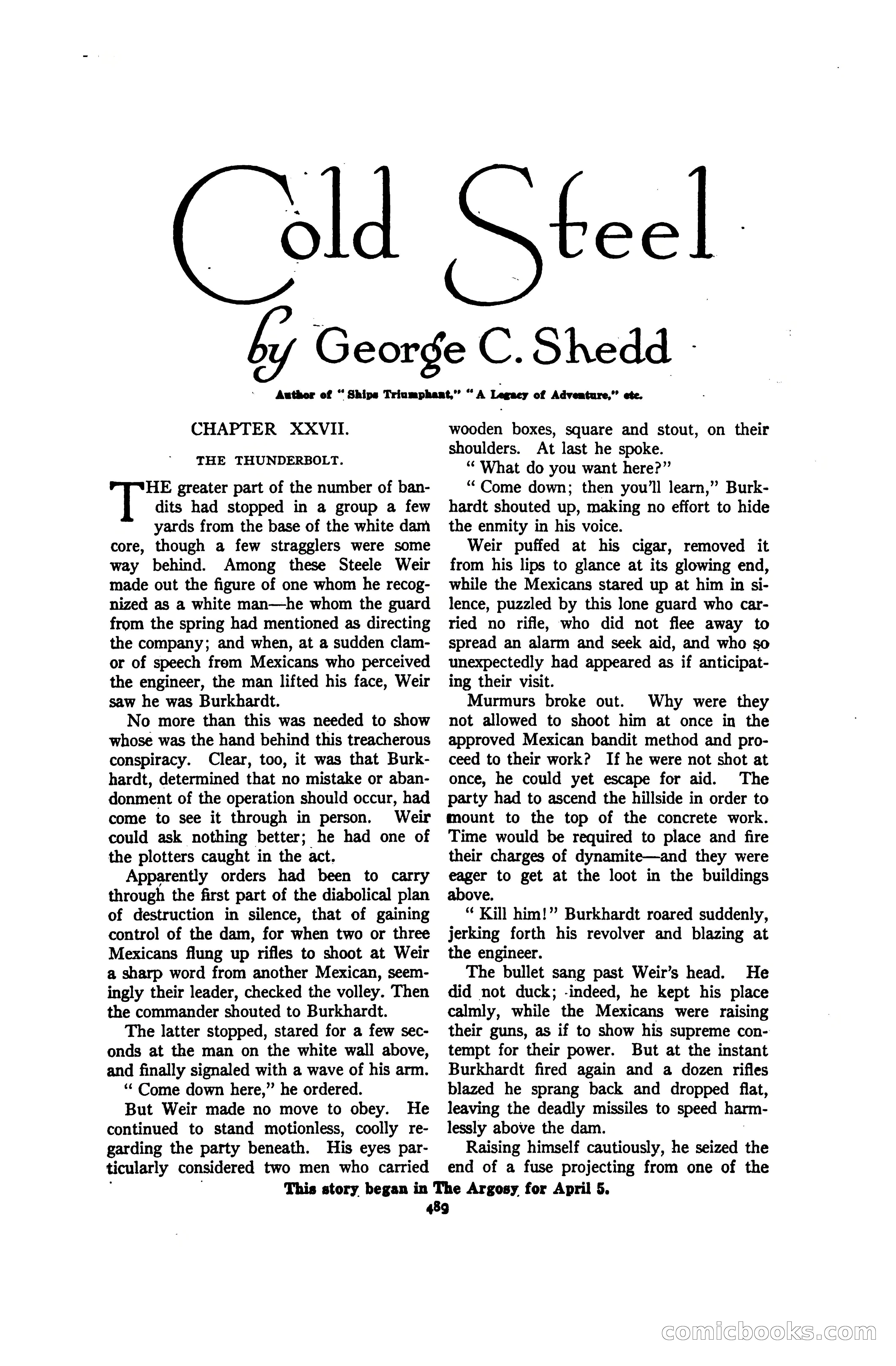 Argosy and Railroad Man's Magazine, Vol. 107 No. 3 — page 147 of 196
