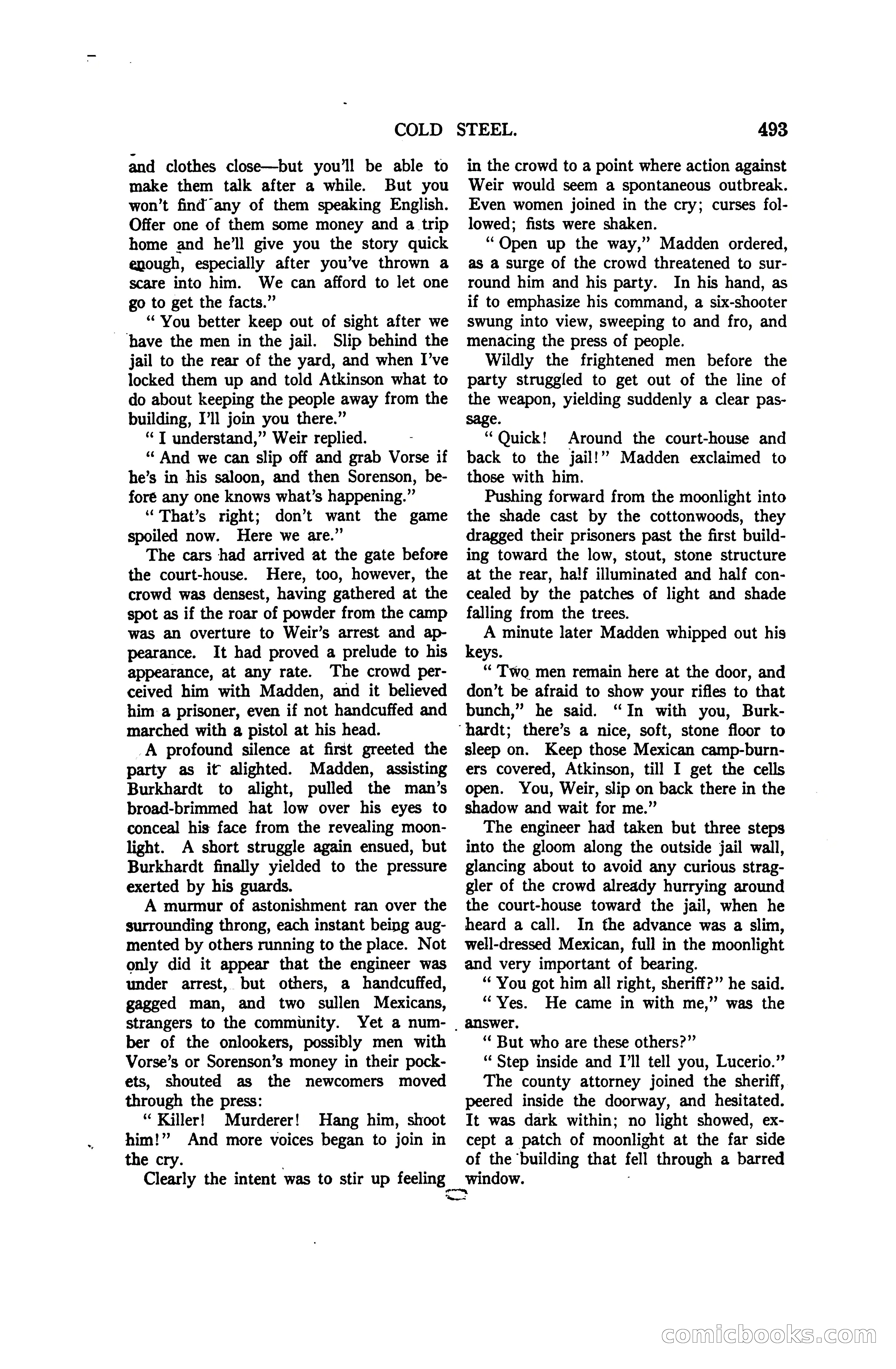 Argosy and Railroad Man's Magazine, Vol. 107 No. 3 — page 151 of 196