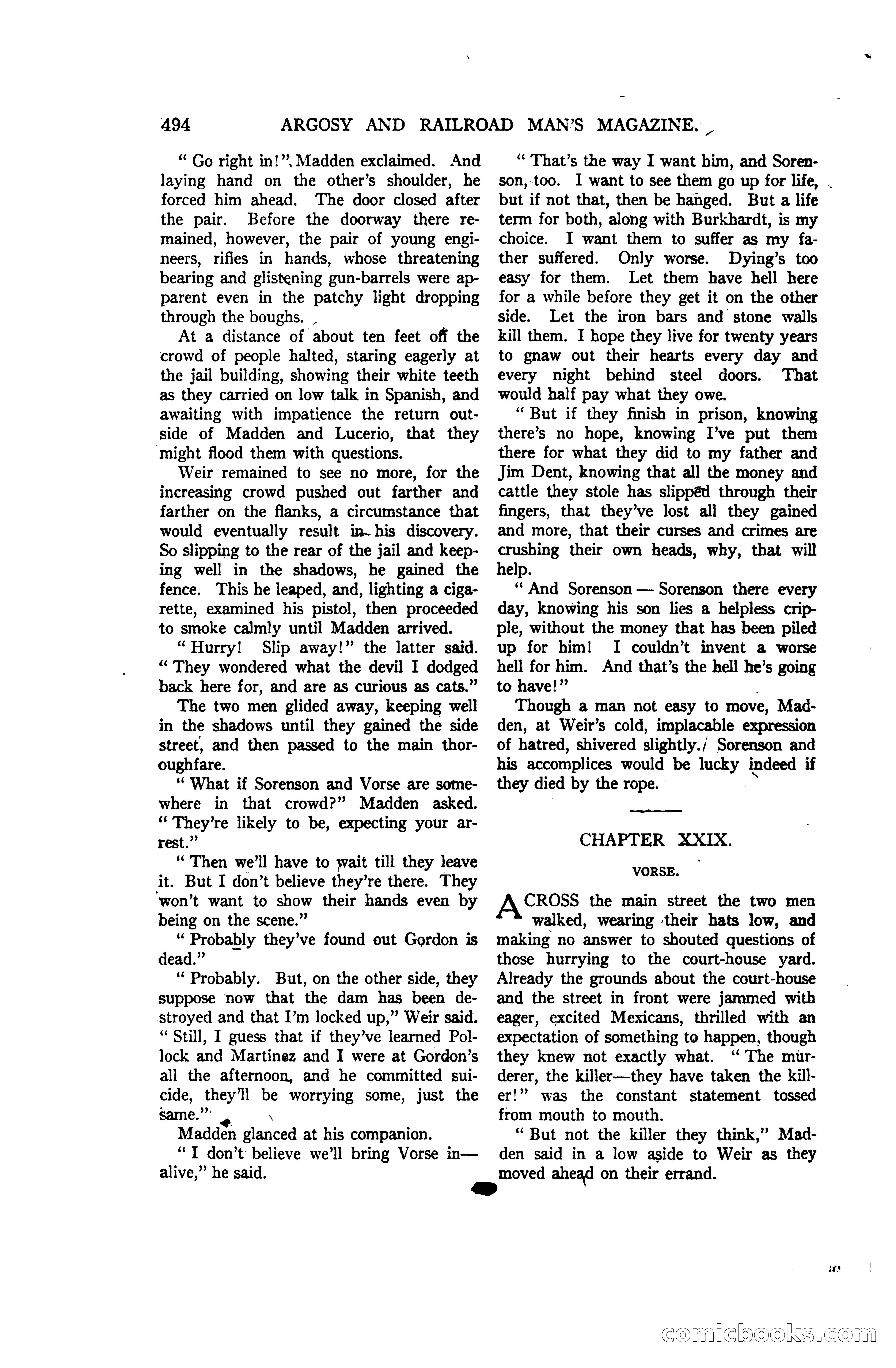 Argosy and Railroad Man's Magazine, Vol. 107 No. 3 — page 152 of 196