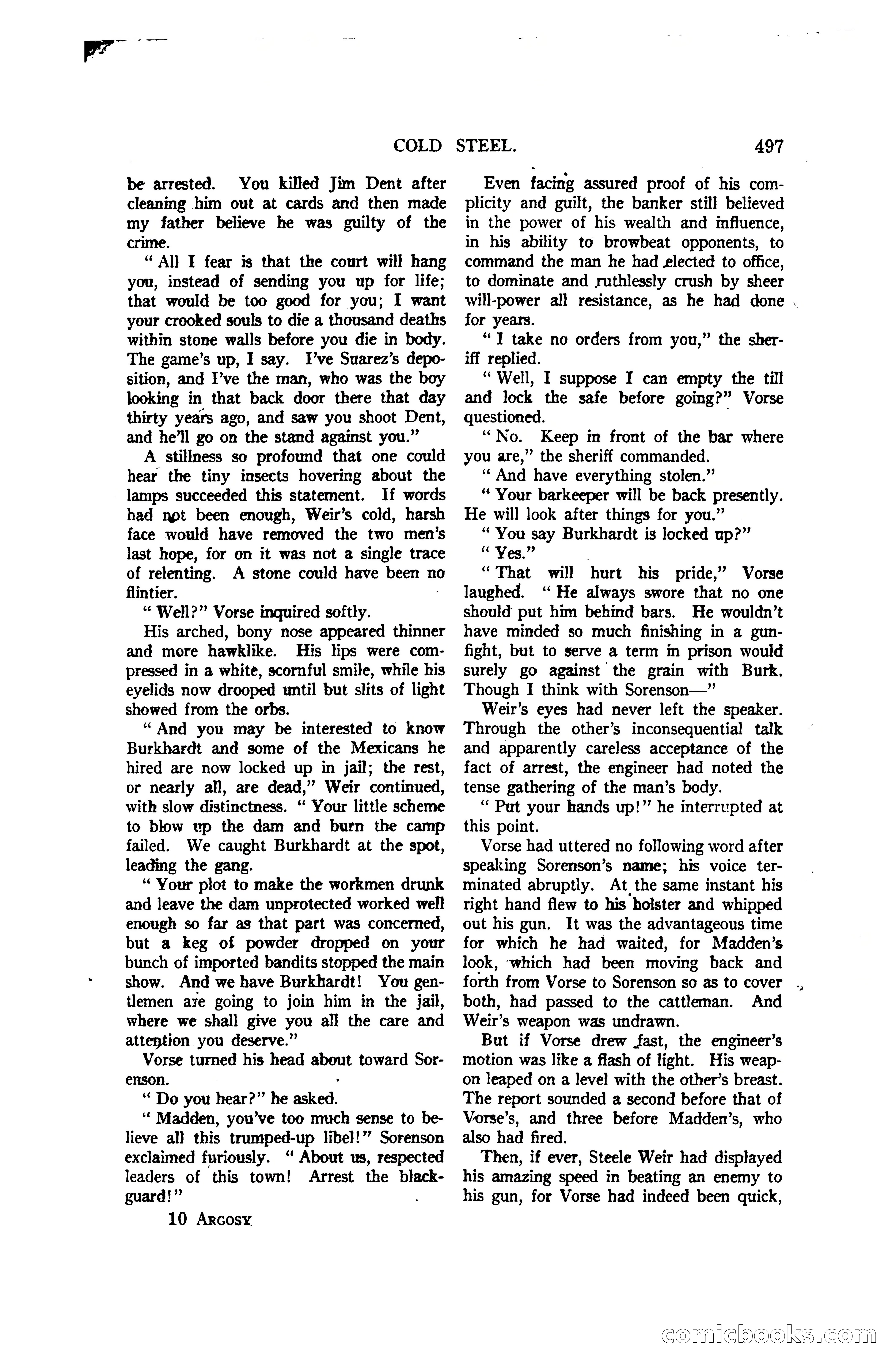 Argosy and Railroad Man's Magazine, Vol. 107 No. 3 — page 155 of 196