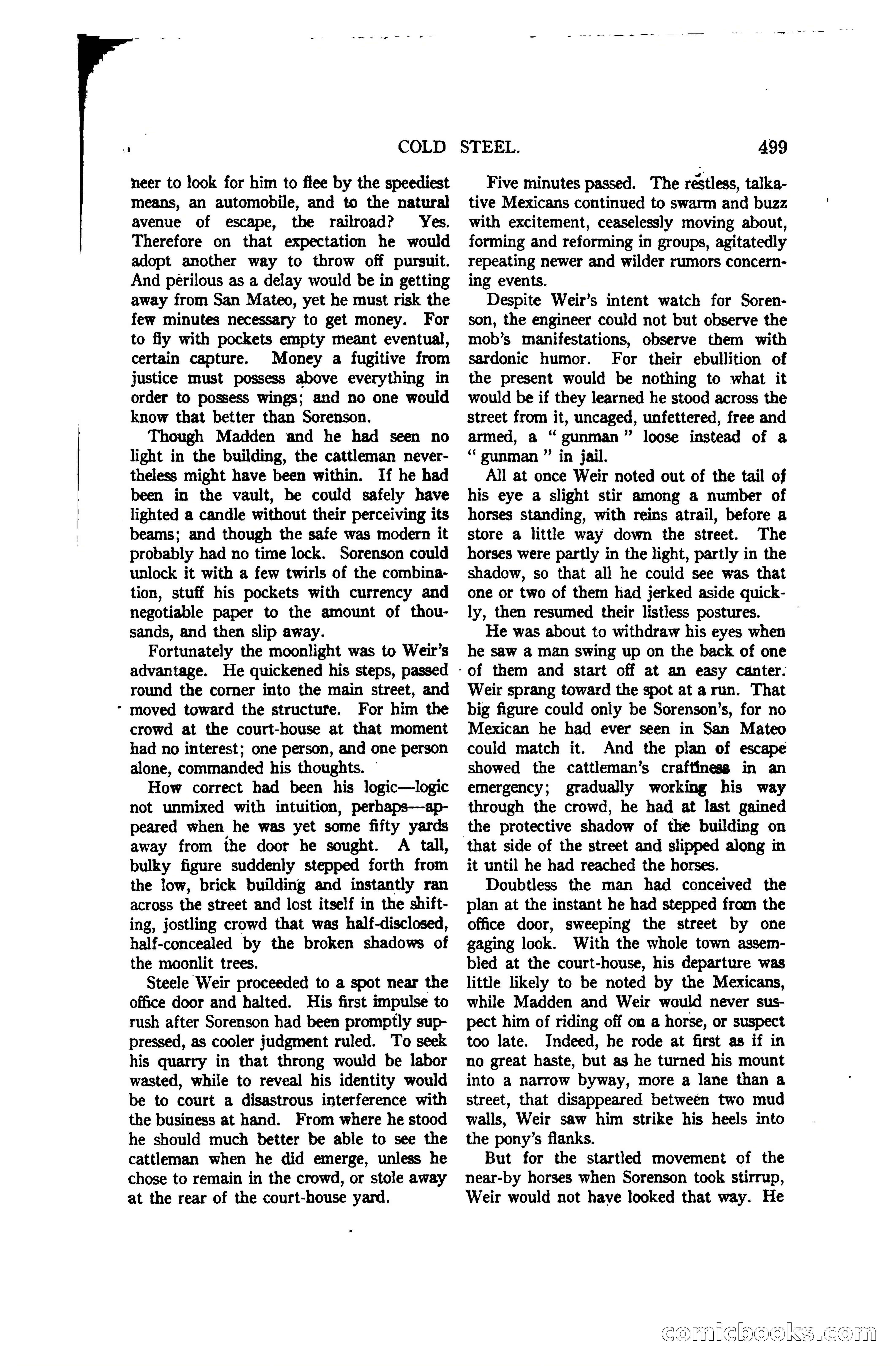 Argosy and Railroad Man's Magazine, Vol. 107 No. 3 — page 157 of 196