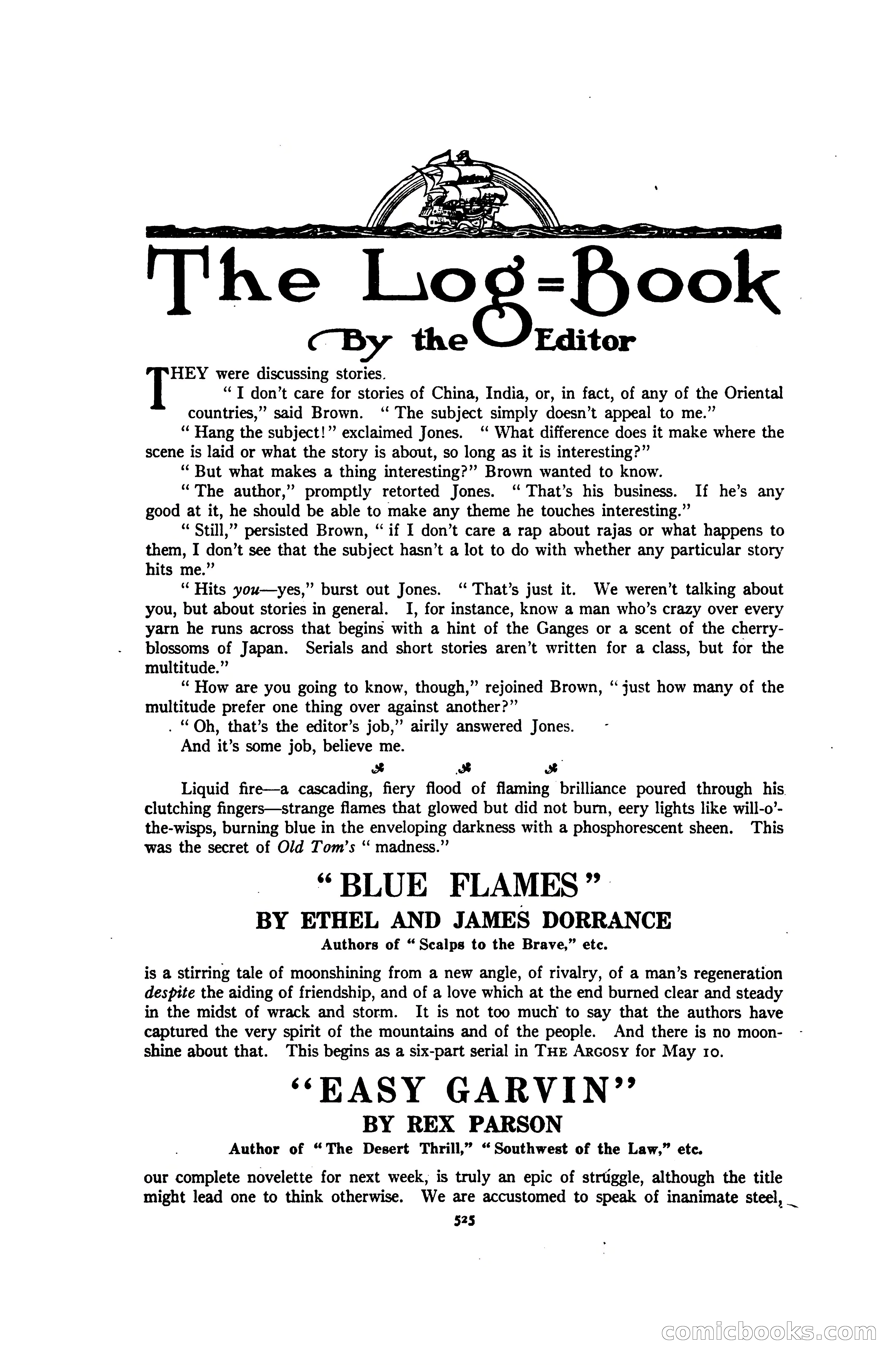 Argosy and Railroad Man's Magazine, Vol. 107 No. 3 — page 183 of 196