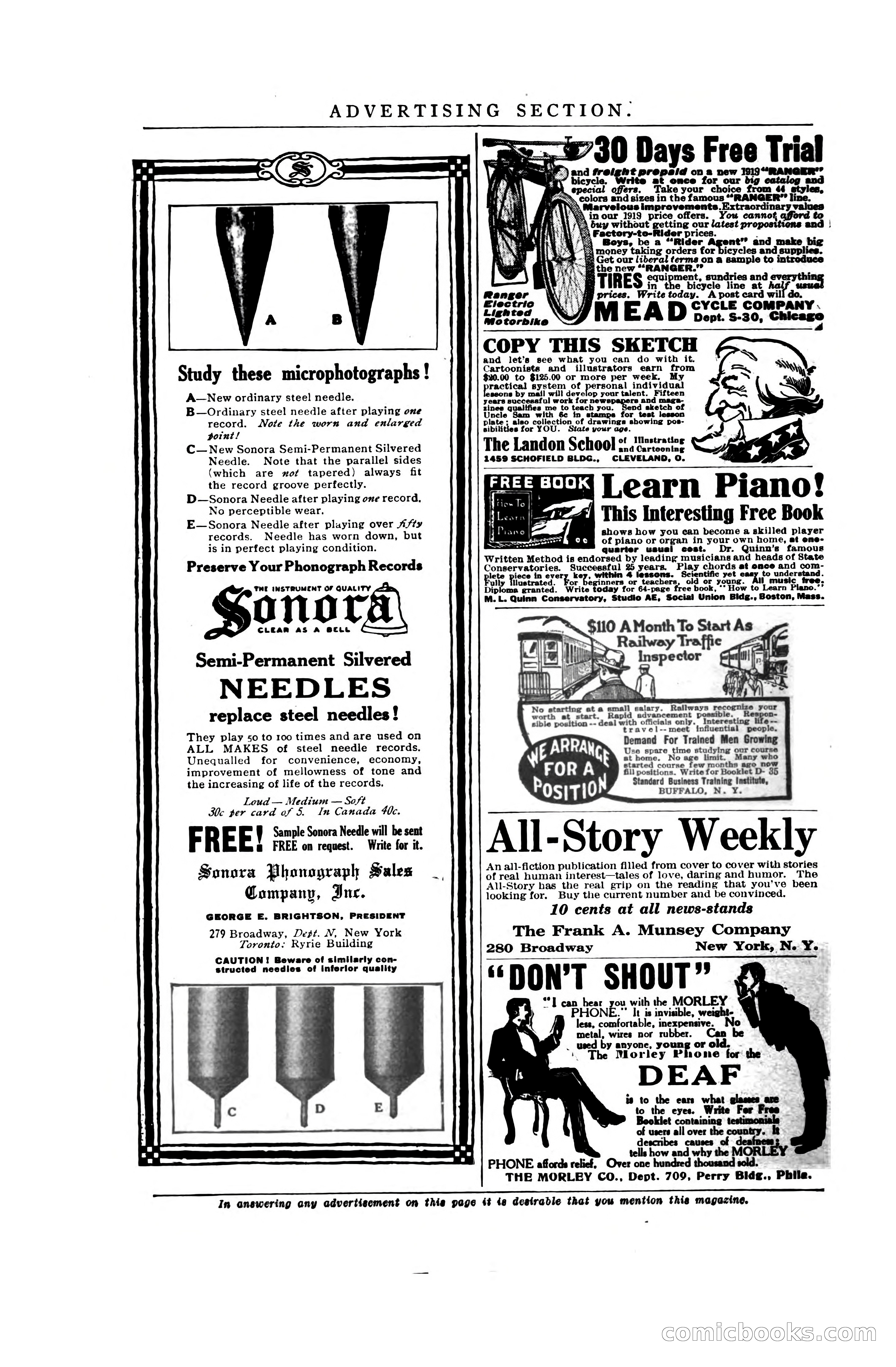 Argosy and Railroad Man's Magazine, Vol. 107 No. 3 — page 192 of 196
