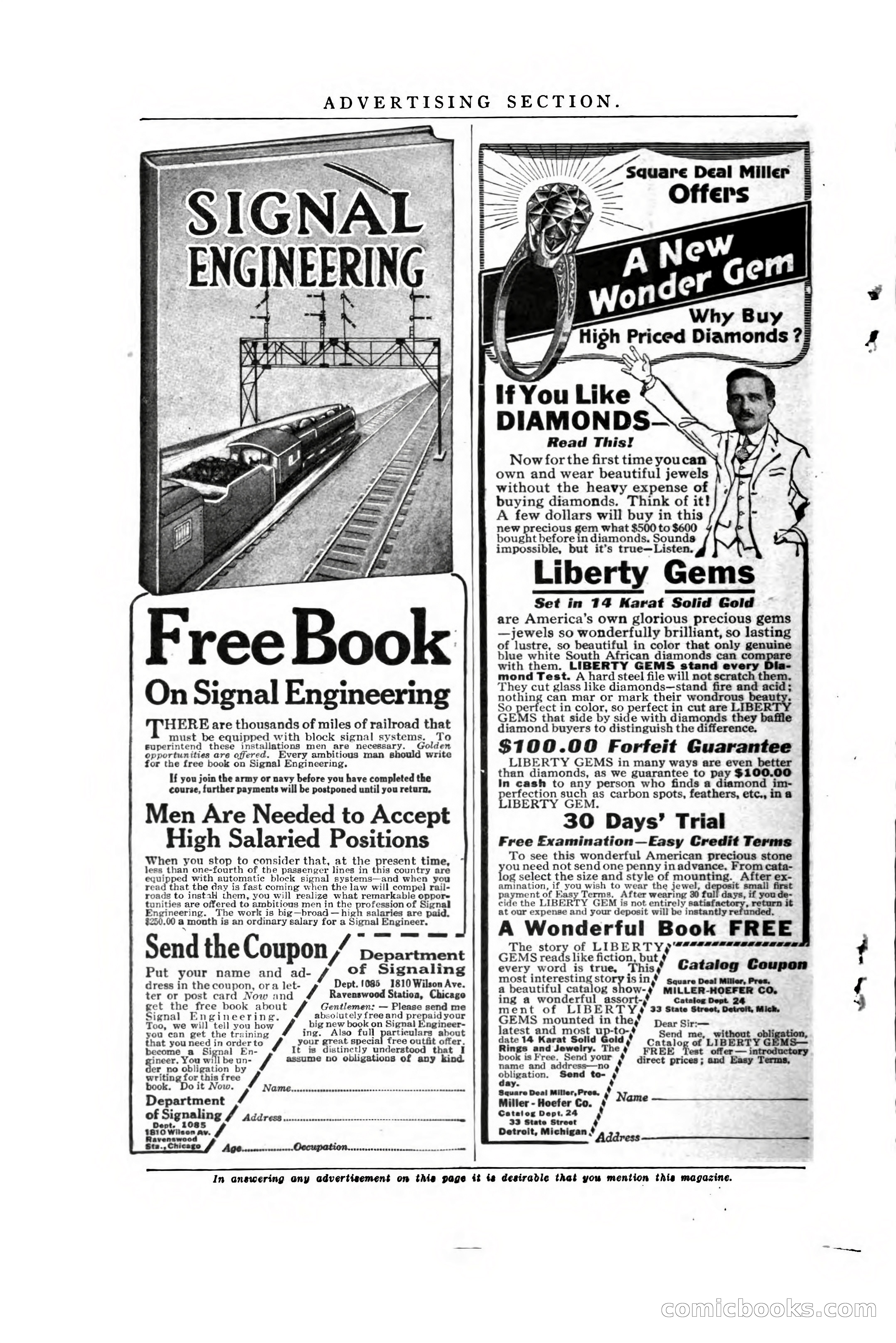 Argosy and Railroad Man's Magazine, Vol. 107 No. 3 — page 194 of 196