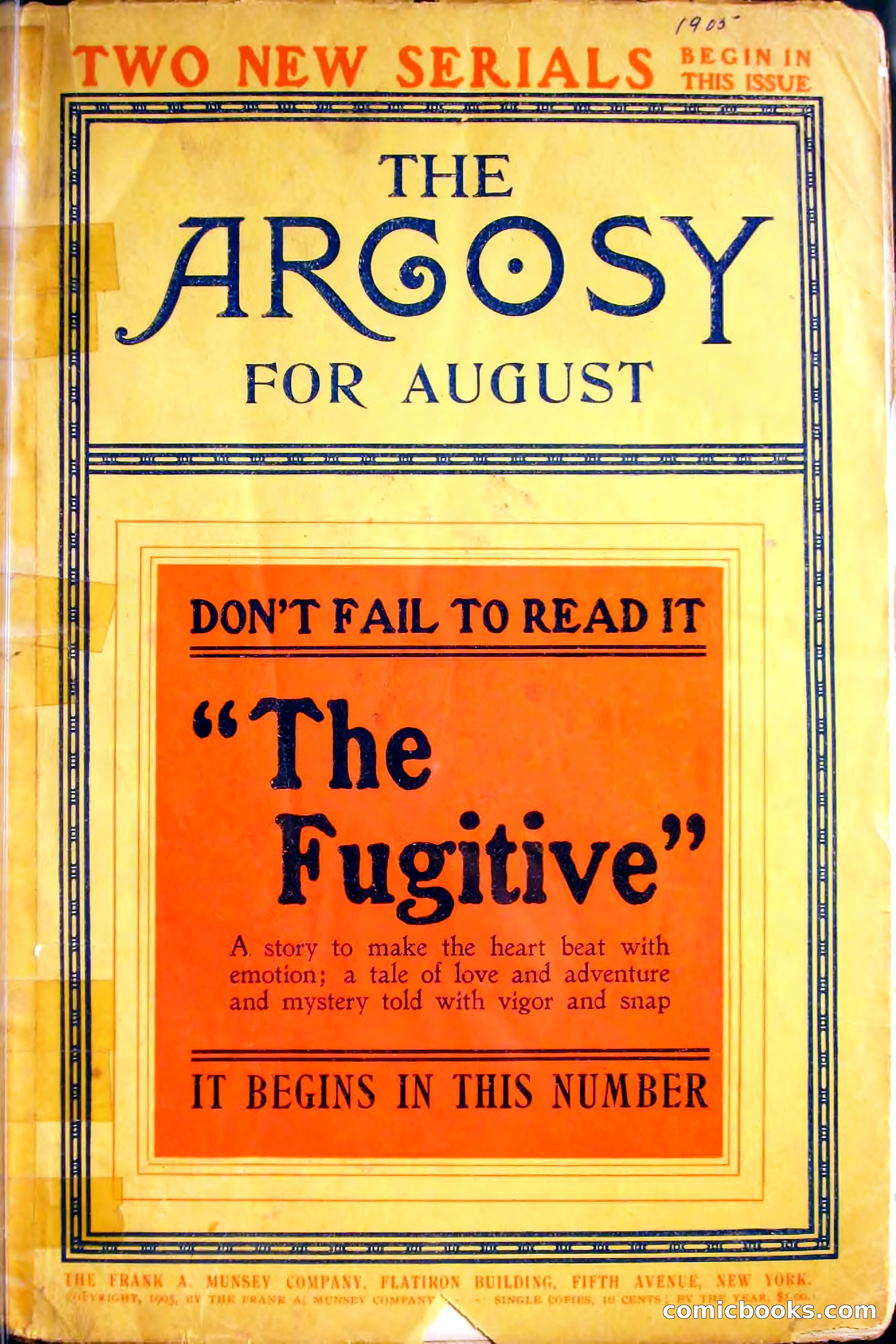 The Argosy, August 1905 — page 1 of 224