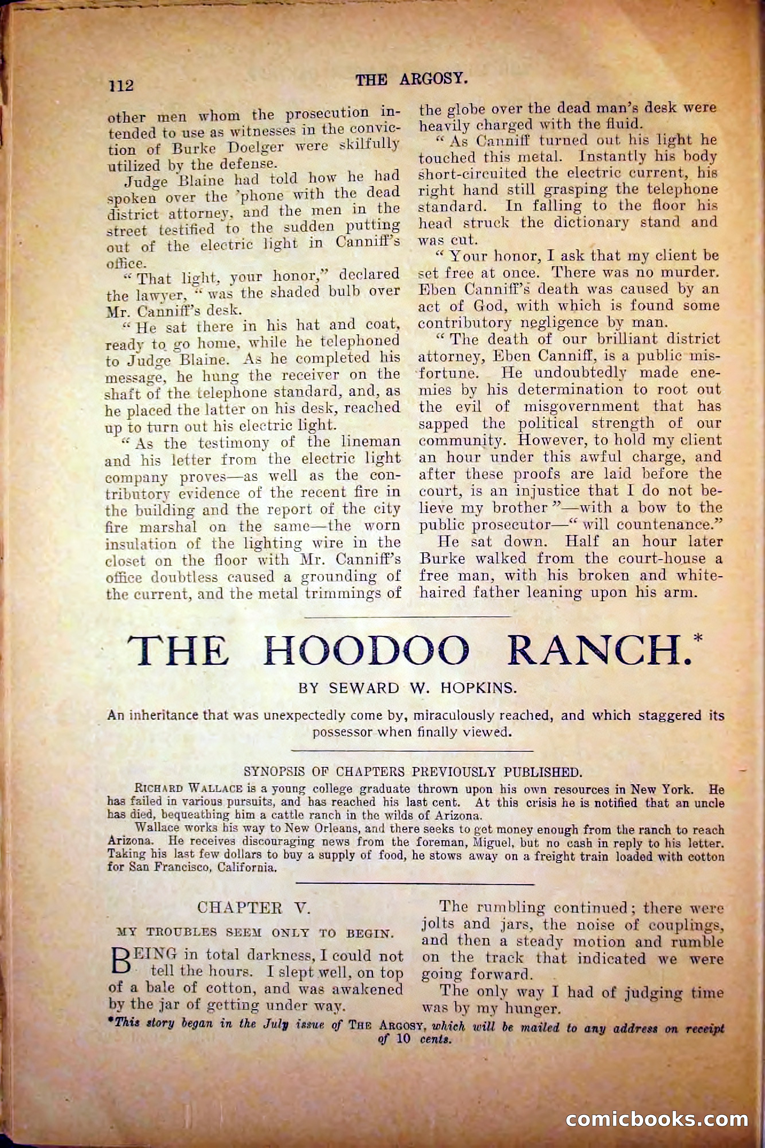 The Argosy, August 1905 — page 122 of 224