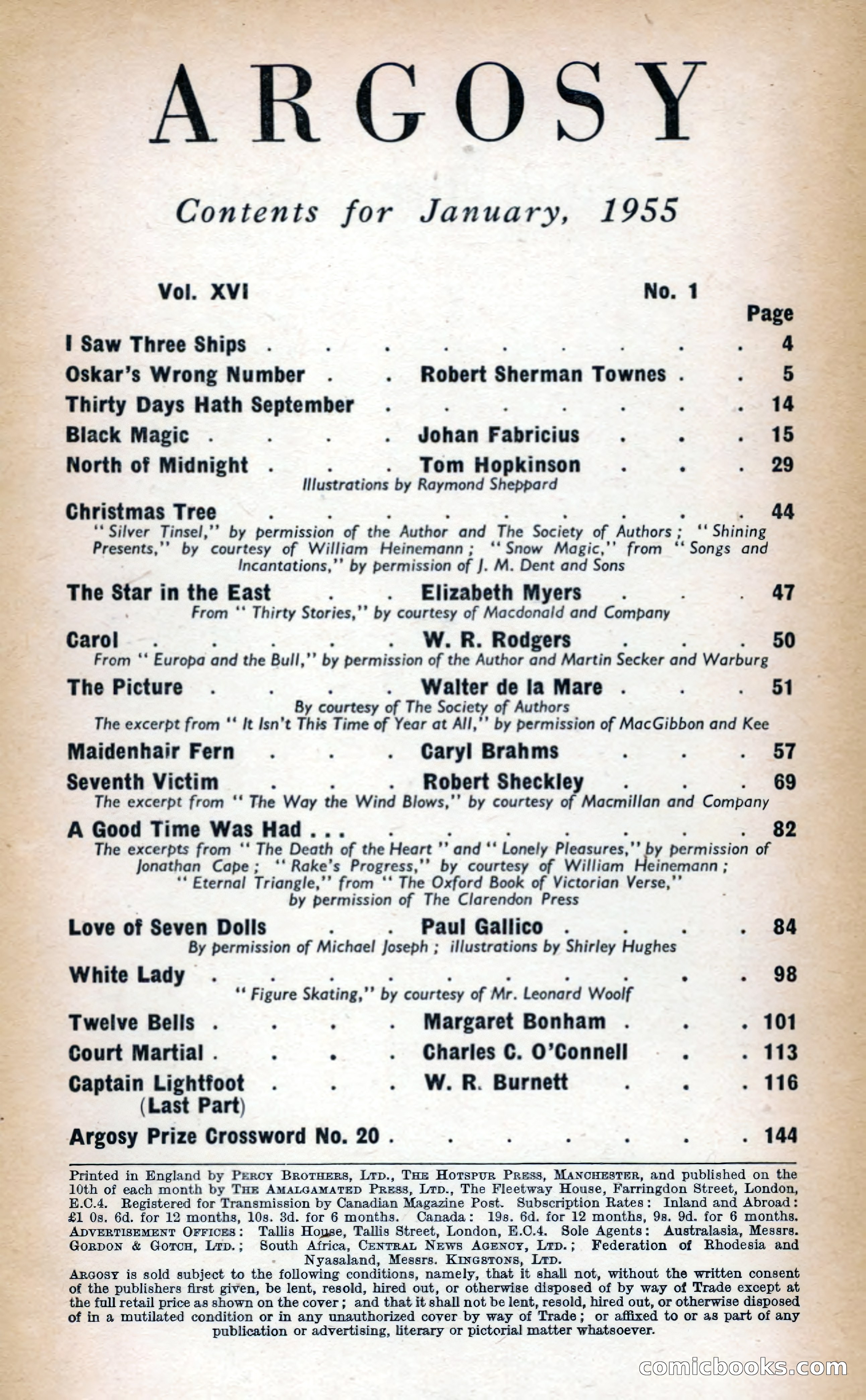 Argosy (UK), January 1955 — page 5 of 148