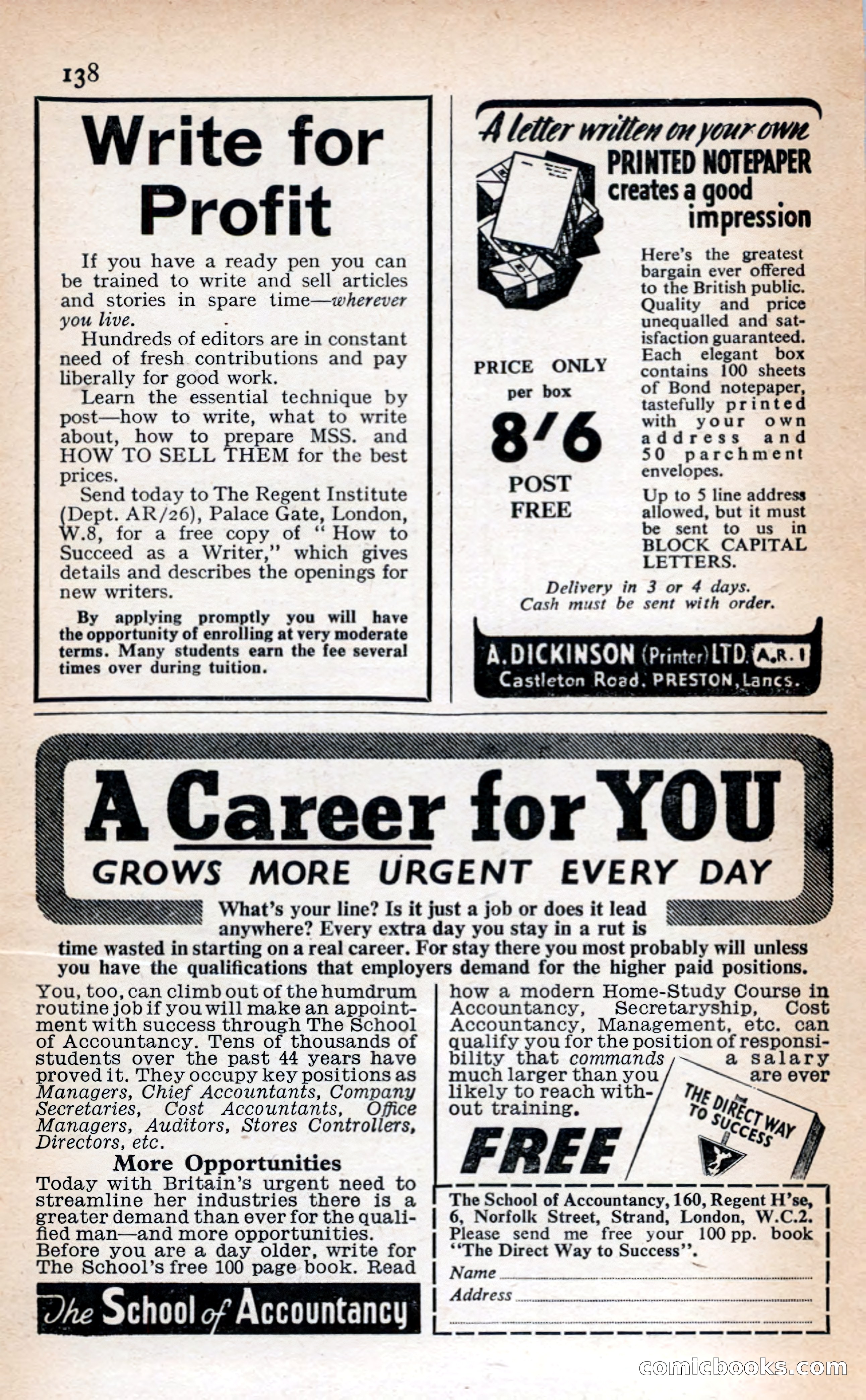 Argosy (UK), January 1955 — page 140 of 148
