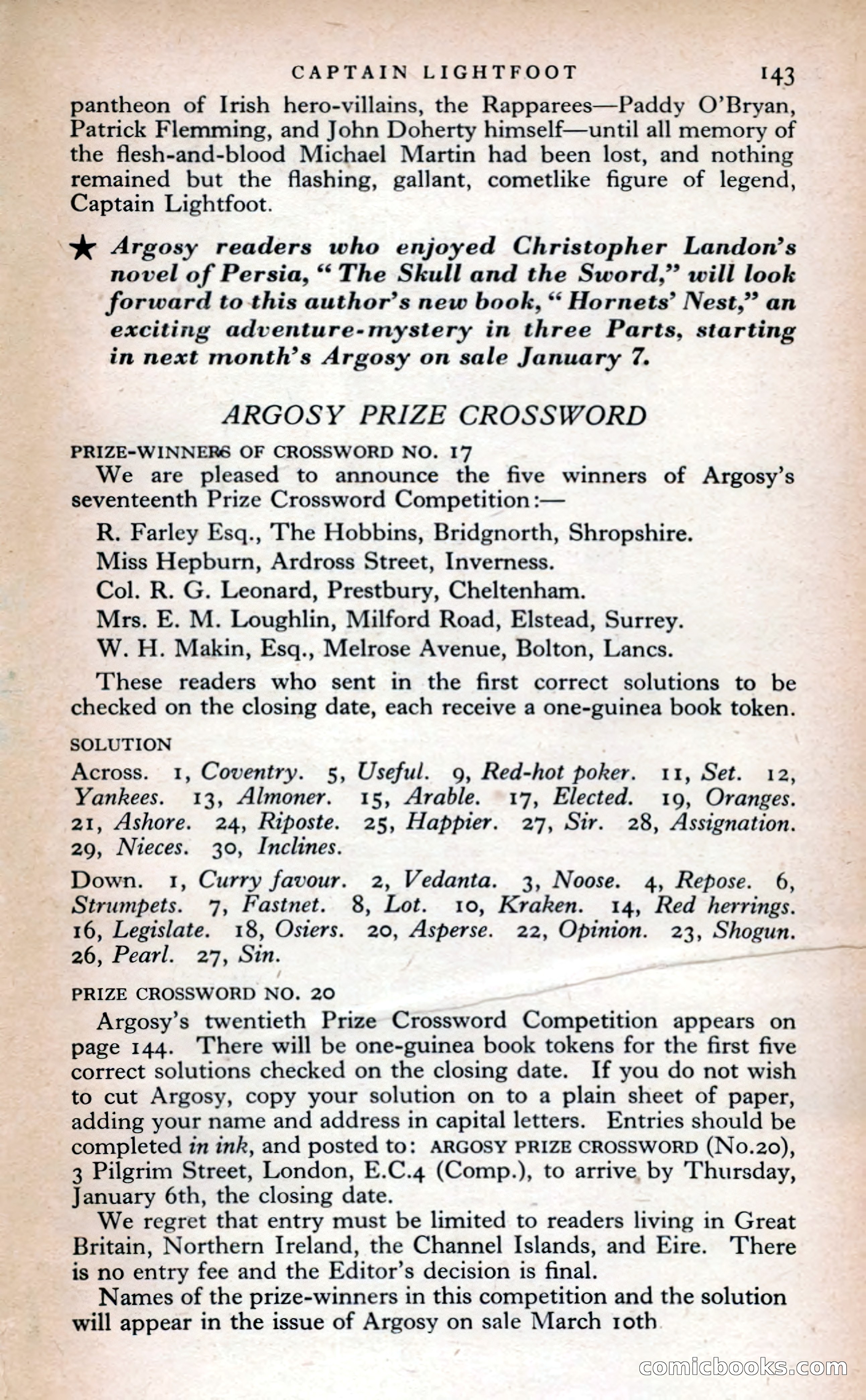 Argosy (UK), January 1955 — page 145 of 148