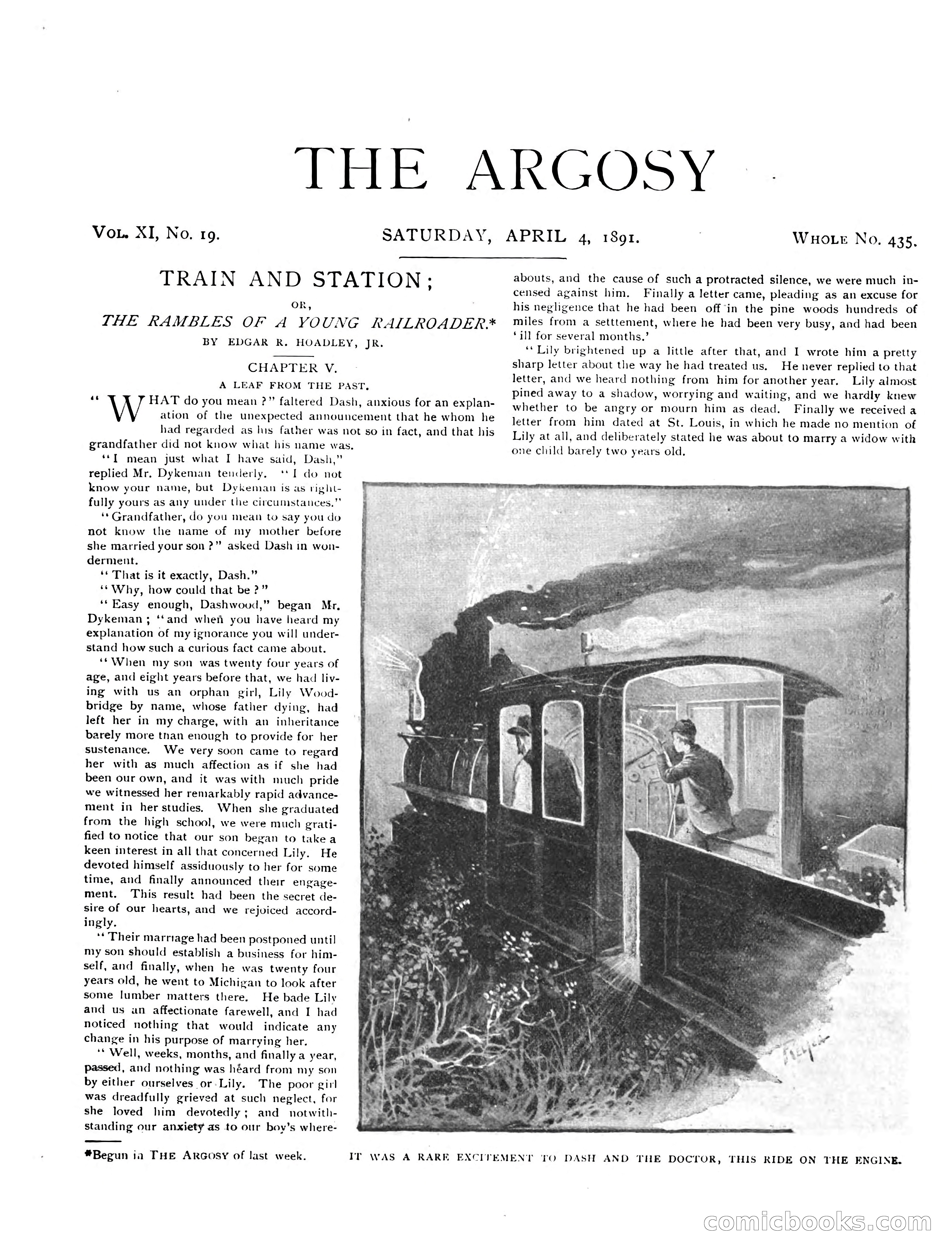 The Argosy, Vol. XI No. 19 — page 1 of 16