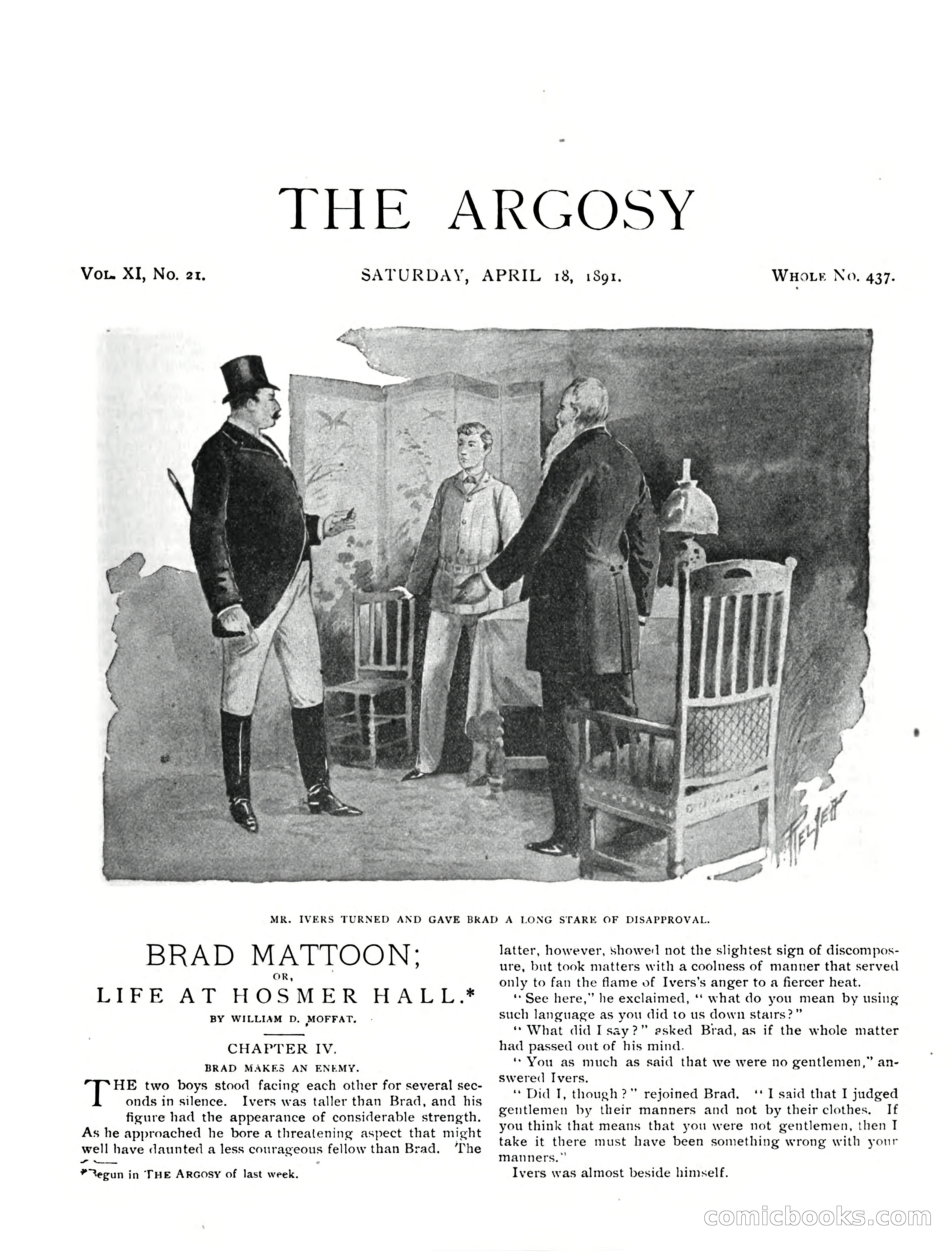 The Argosy, Vol. XI, No. 21 — page 1 of 20