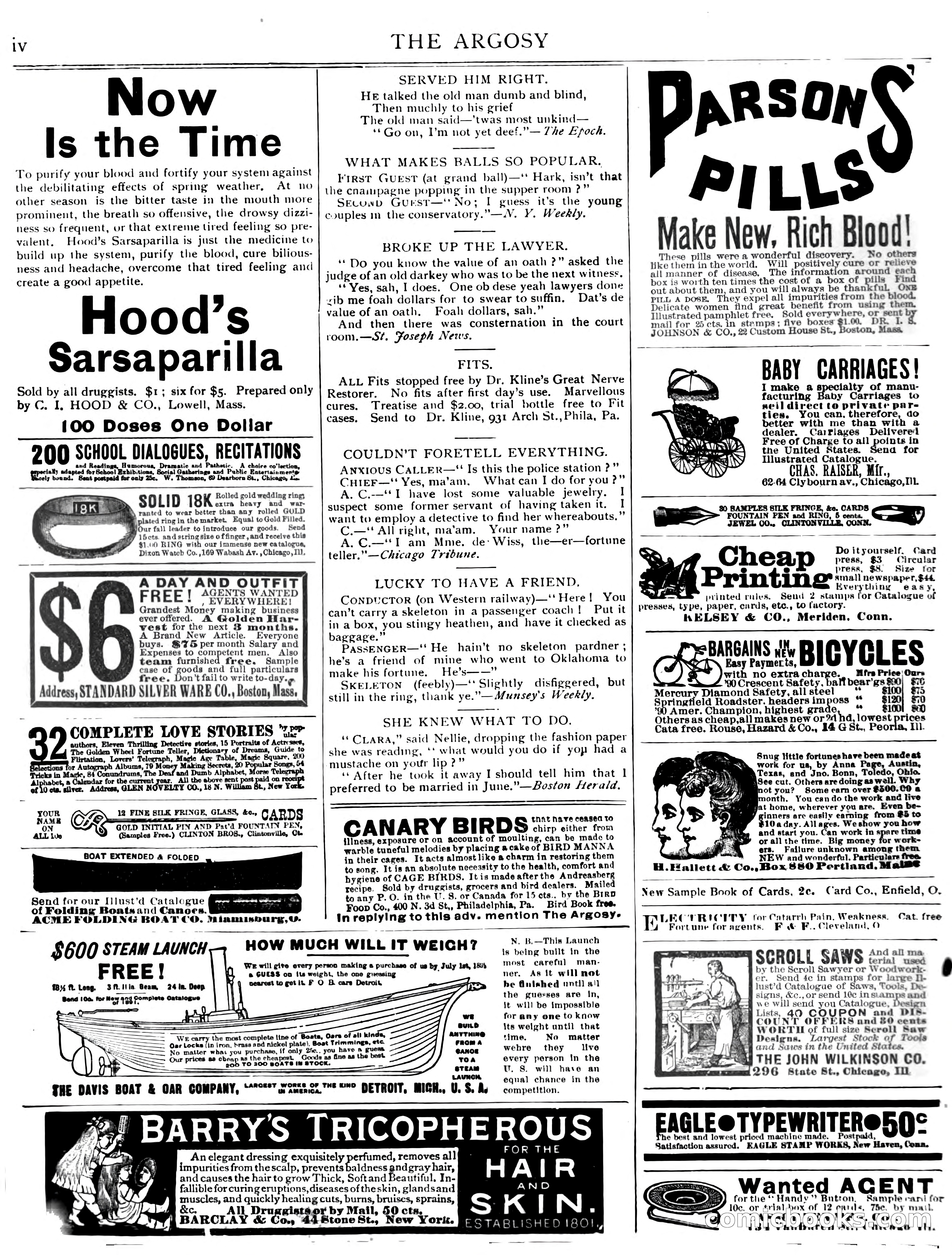 The Argosy, Vol. XI, No. 21 — page 20 of 20