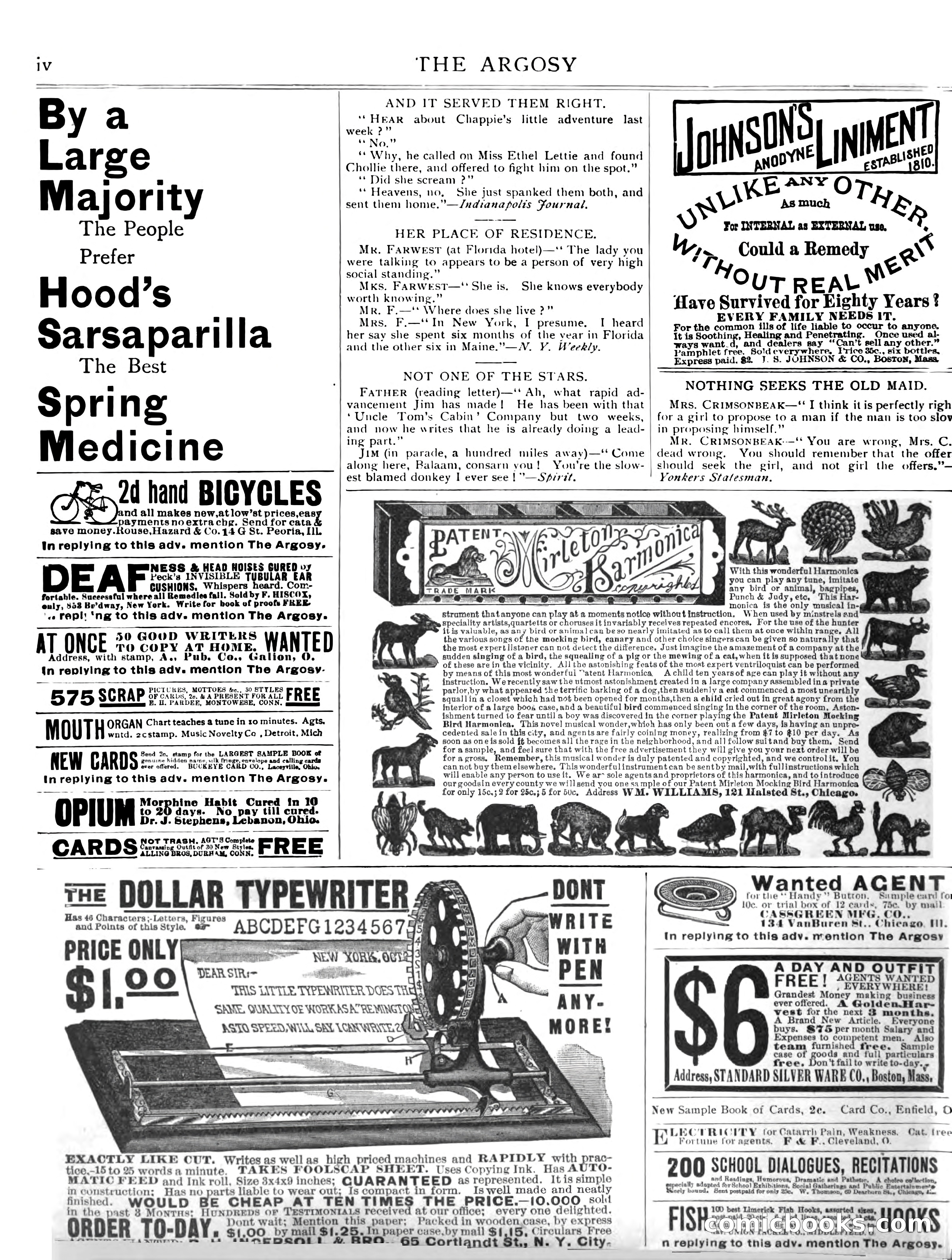 The Argosy, Vol. XI, No. 22 — page 20 of 20