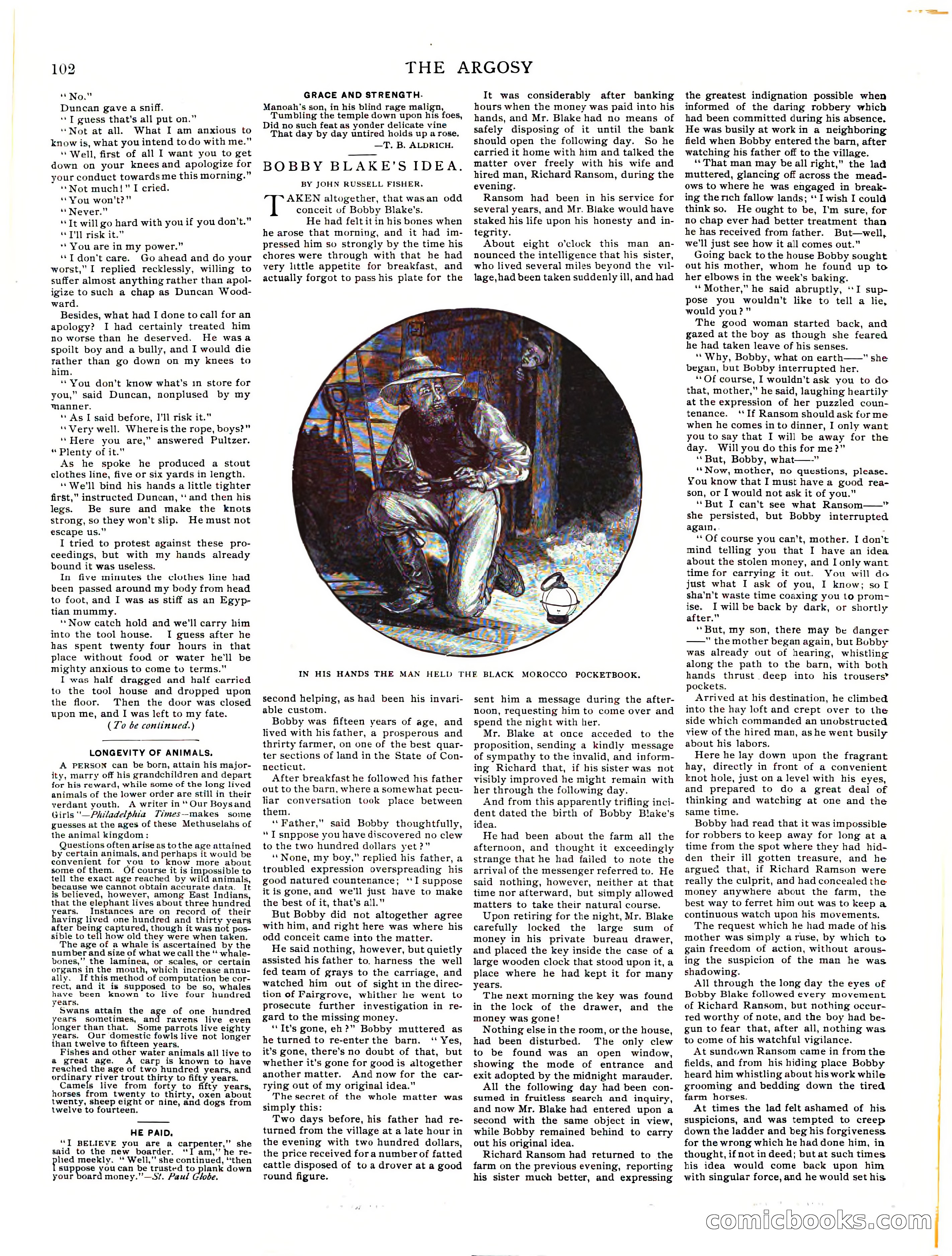 The Argosy, Vol. XIII No. 463 — page 4 of 16