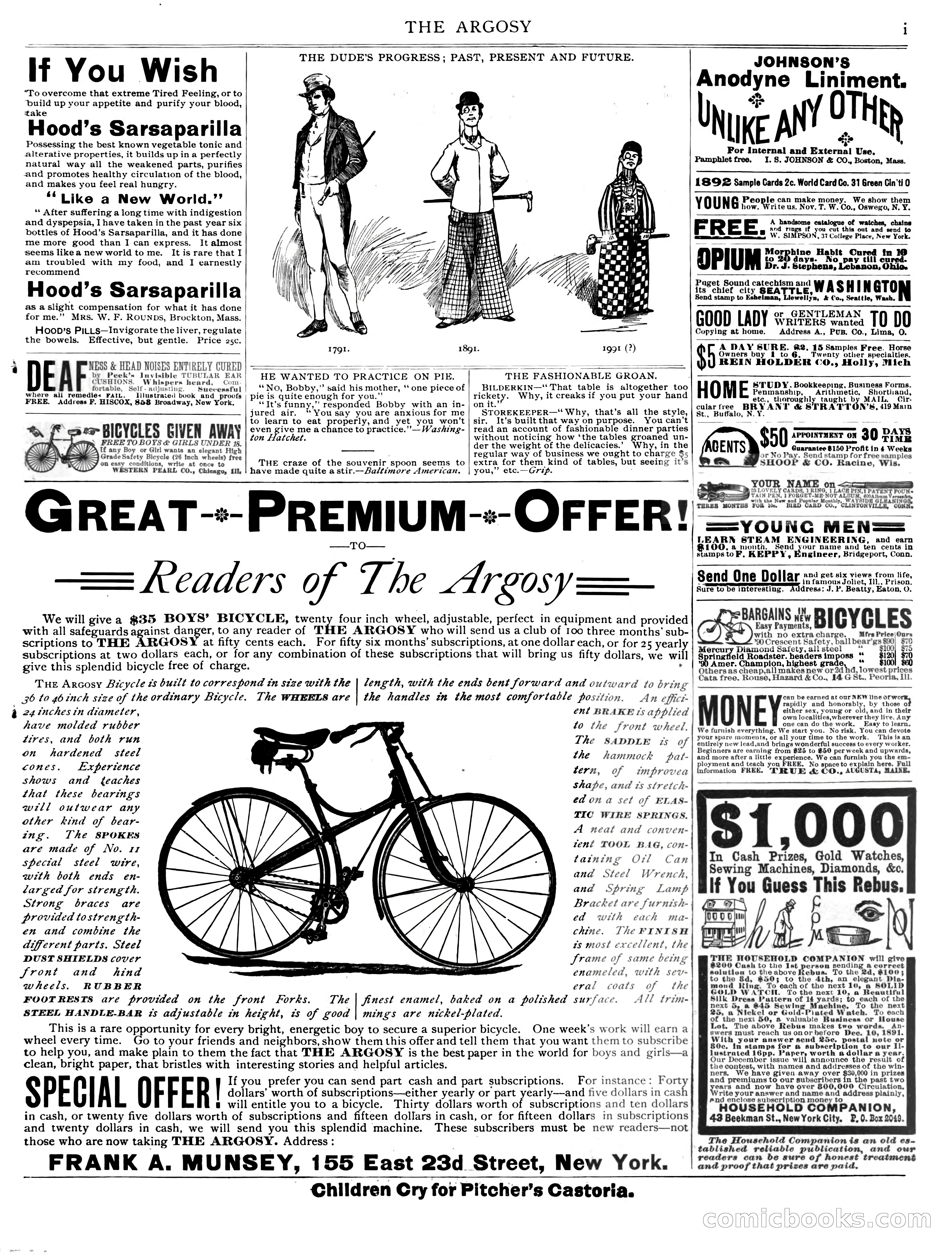 The Argosy, Vol. XIII No. 463 — page 15 of 16