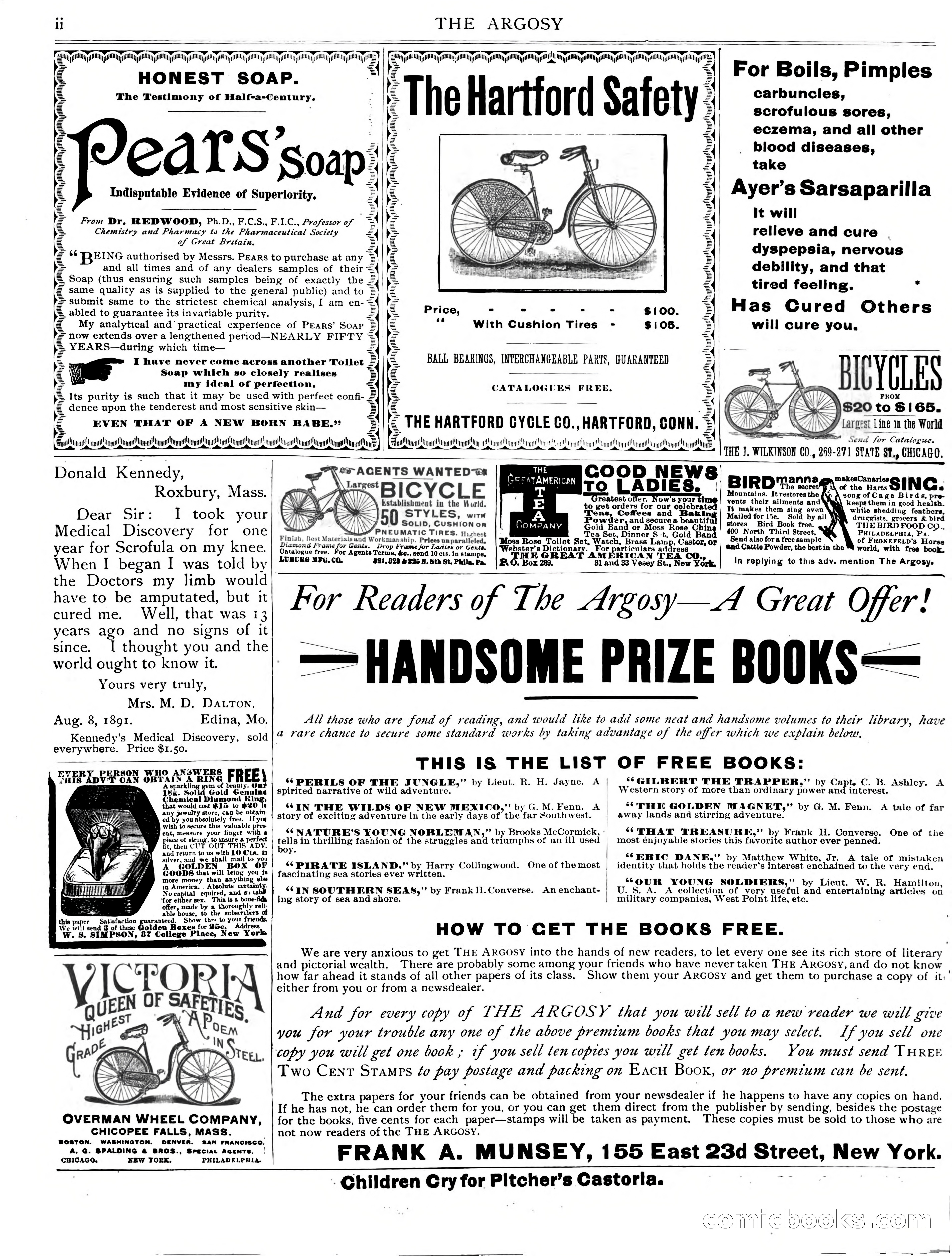 The Argosy, Vol. XIII No. 463 — page 16 of 16