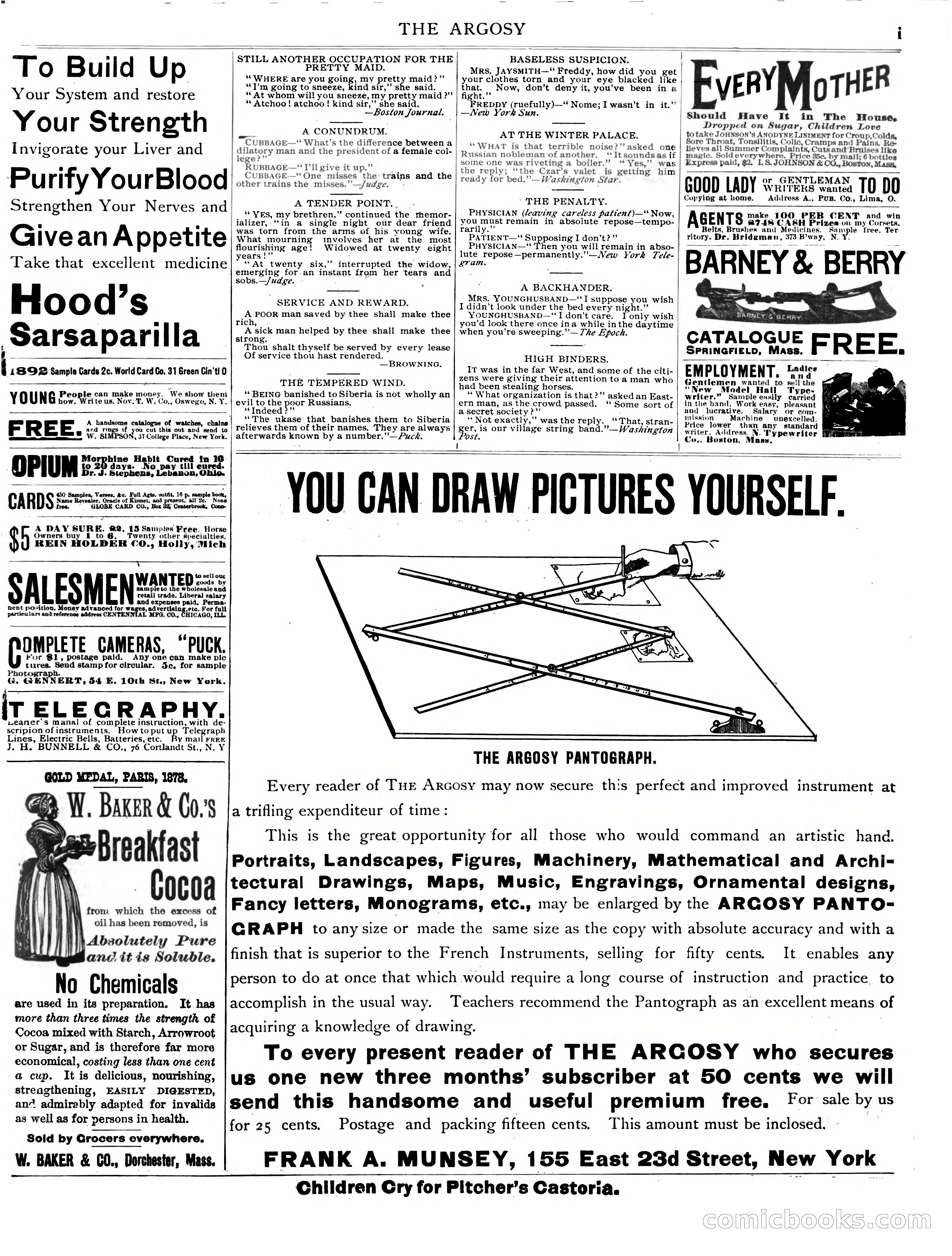 The Argosy, Vol. XIII No. 464 — page 15 of 16