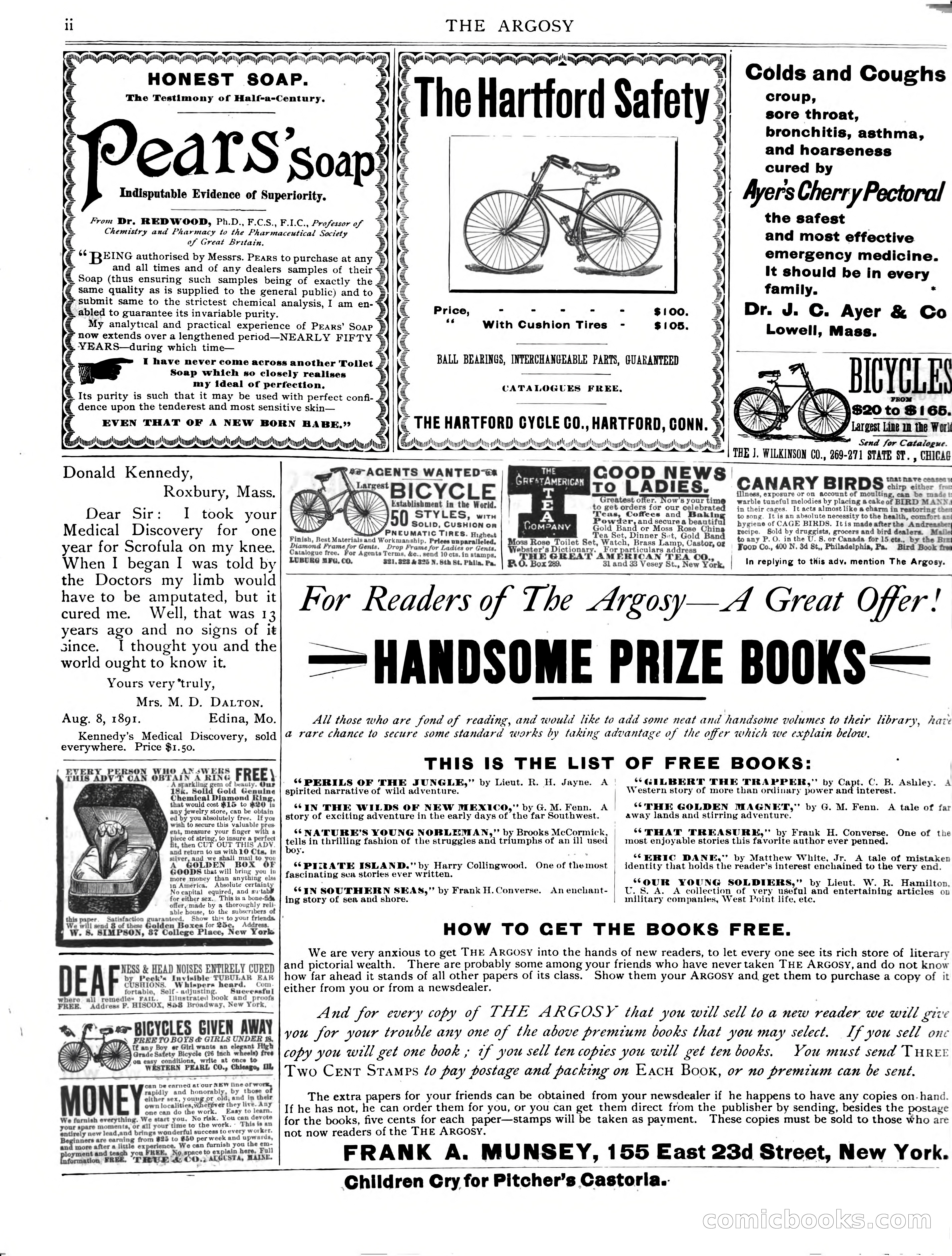 The Argosy, Vol. XIII No. 464 — page 16 of 16