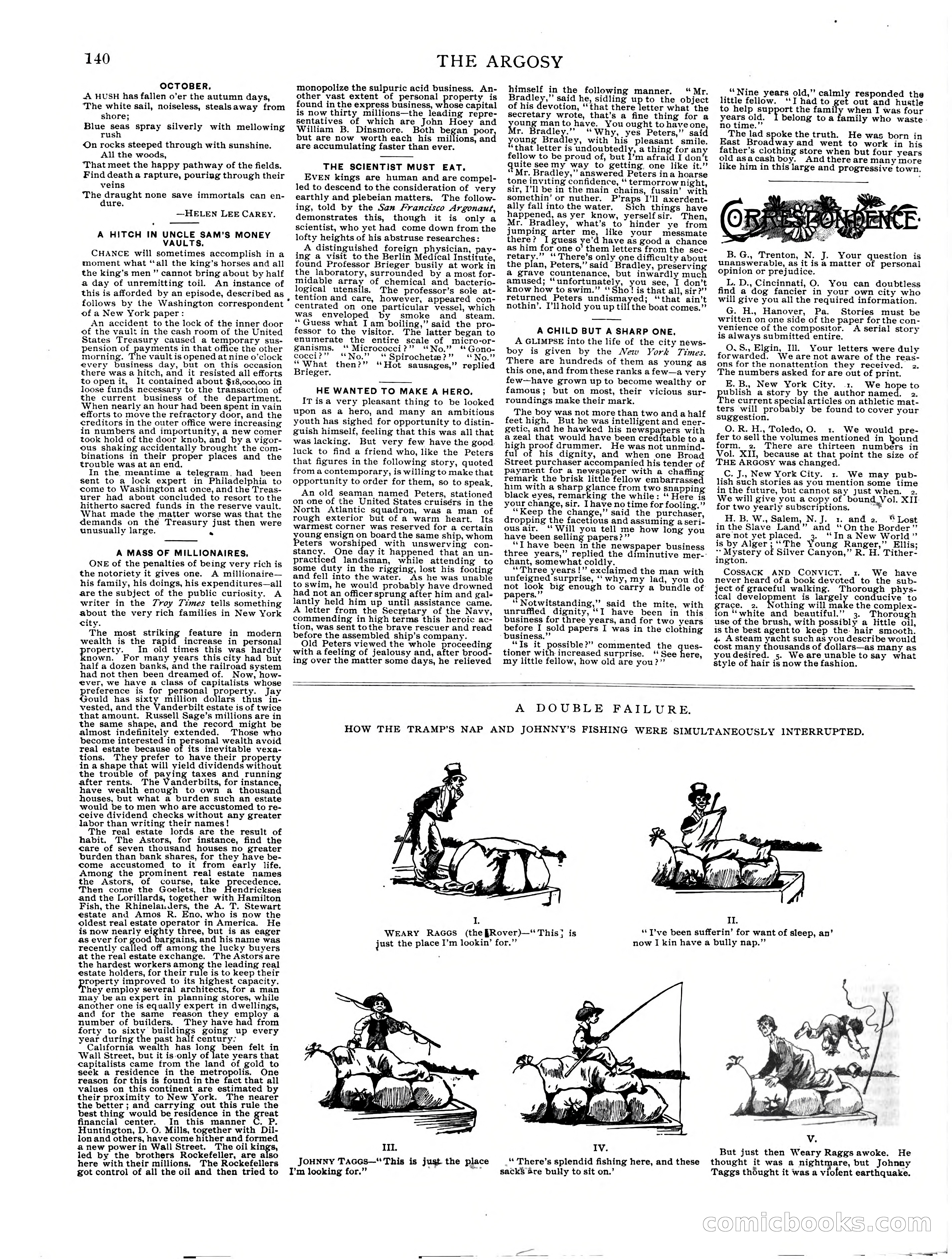 The Argosy, Vol. XIII No. 465 — page 14 of 16