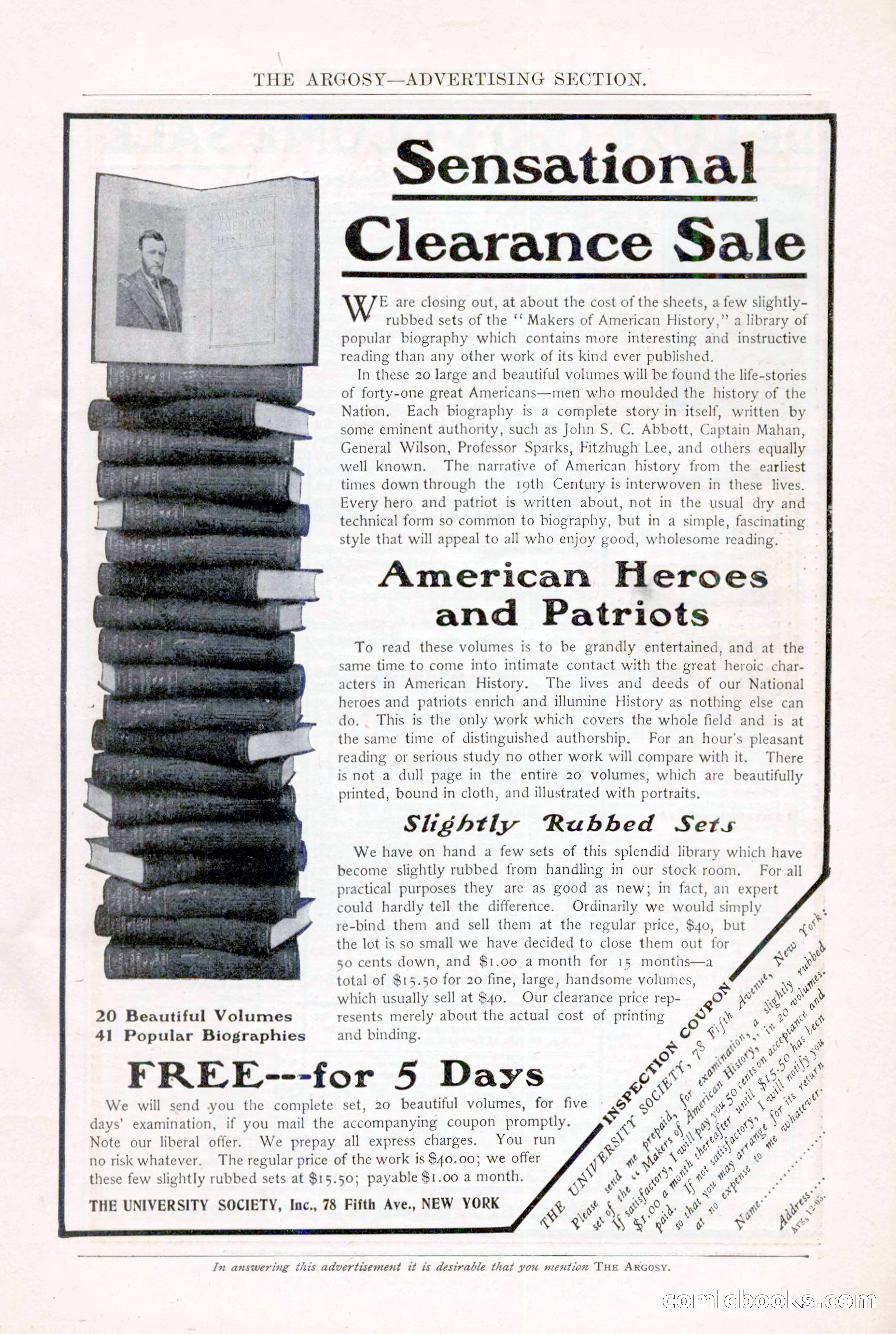 The Argosy, December 1905 — page 7 of 252