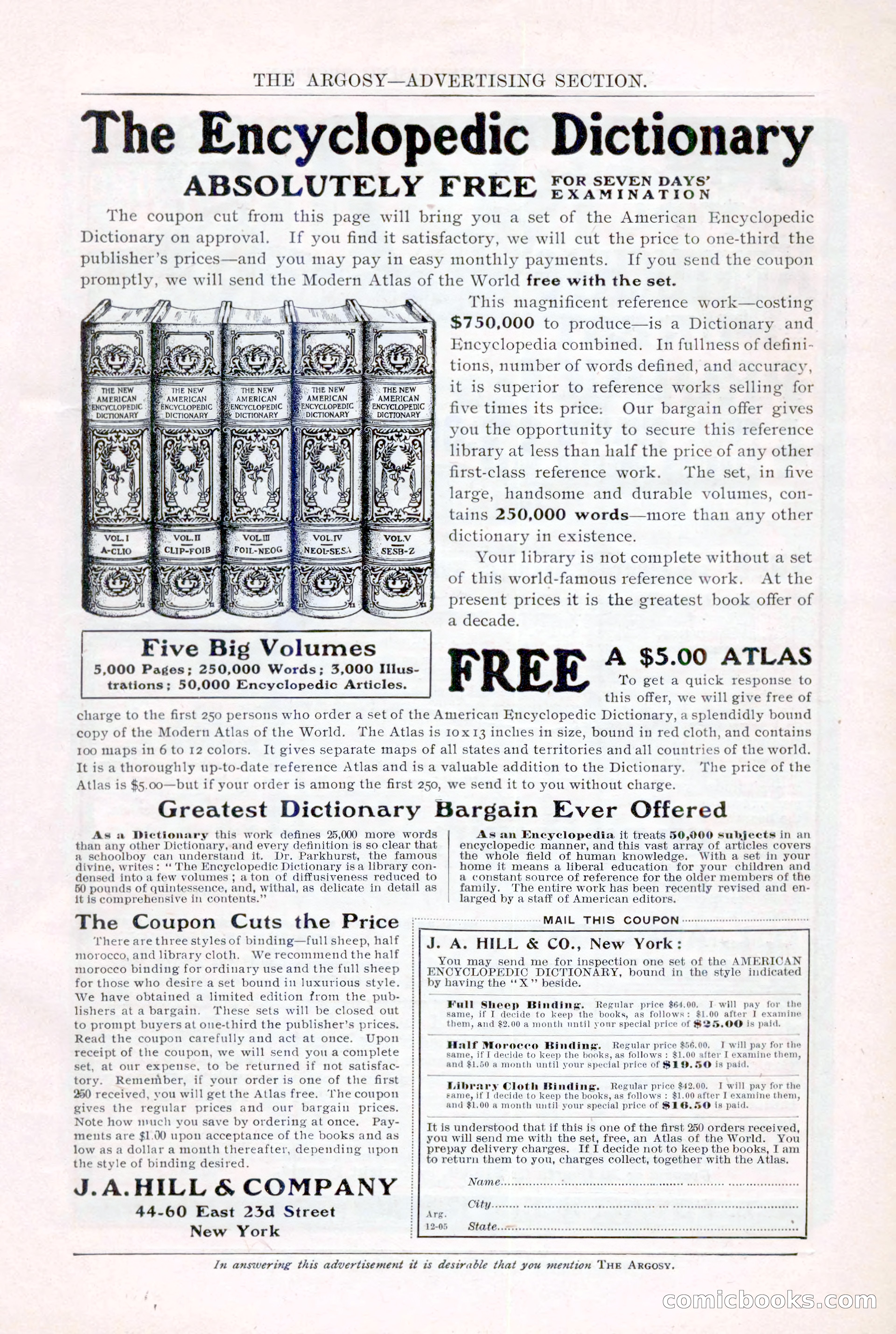 The Argosy, December 1905 — page 9 of 252