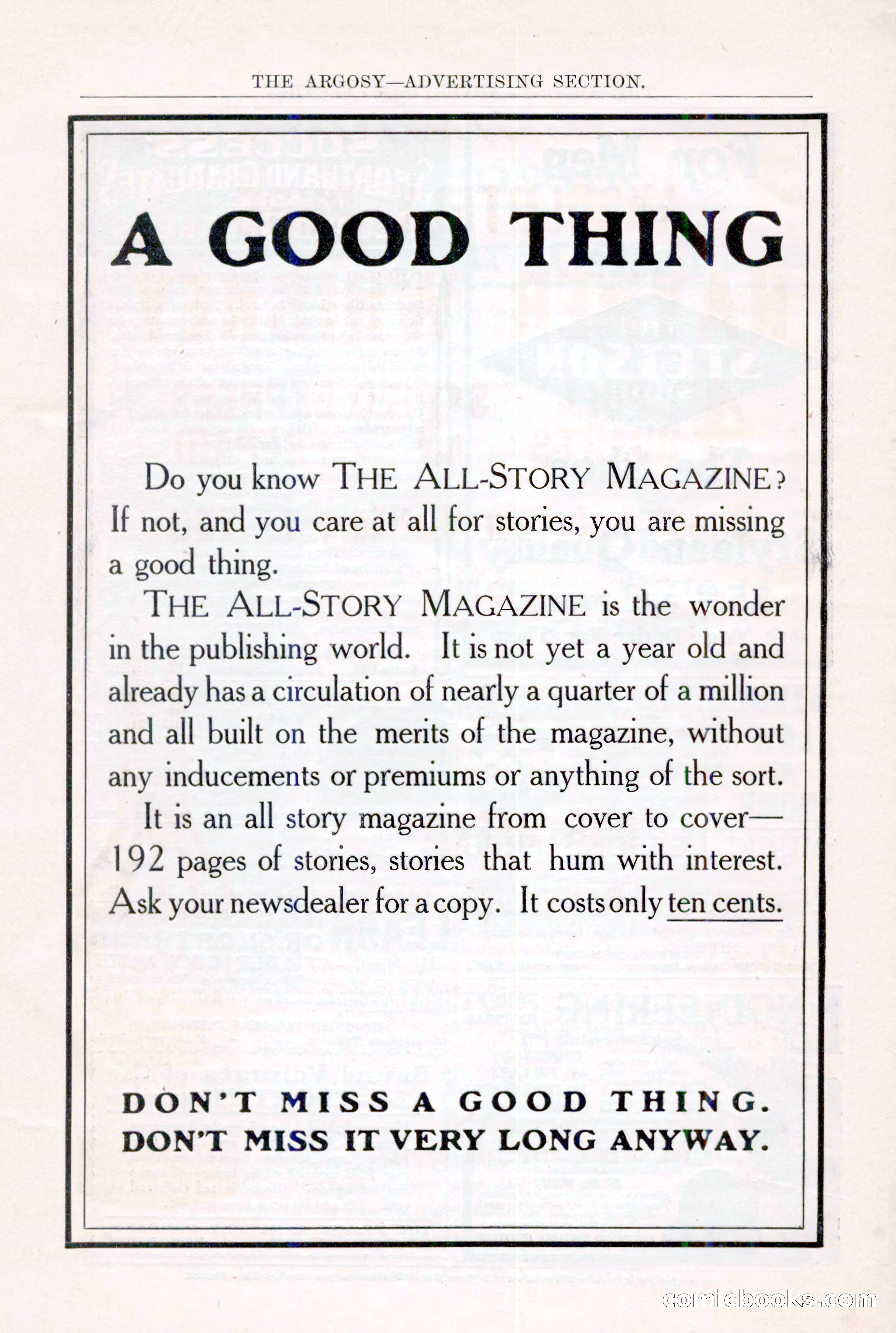 The Argosy, December 1905 — page 13 of 252