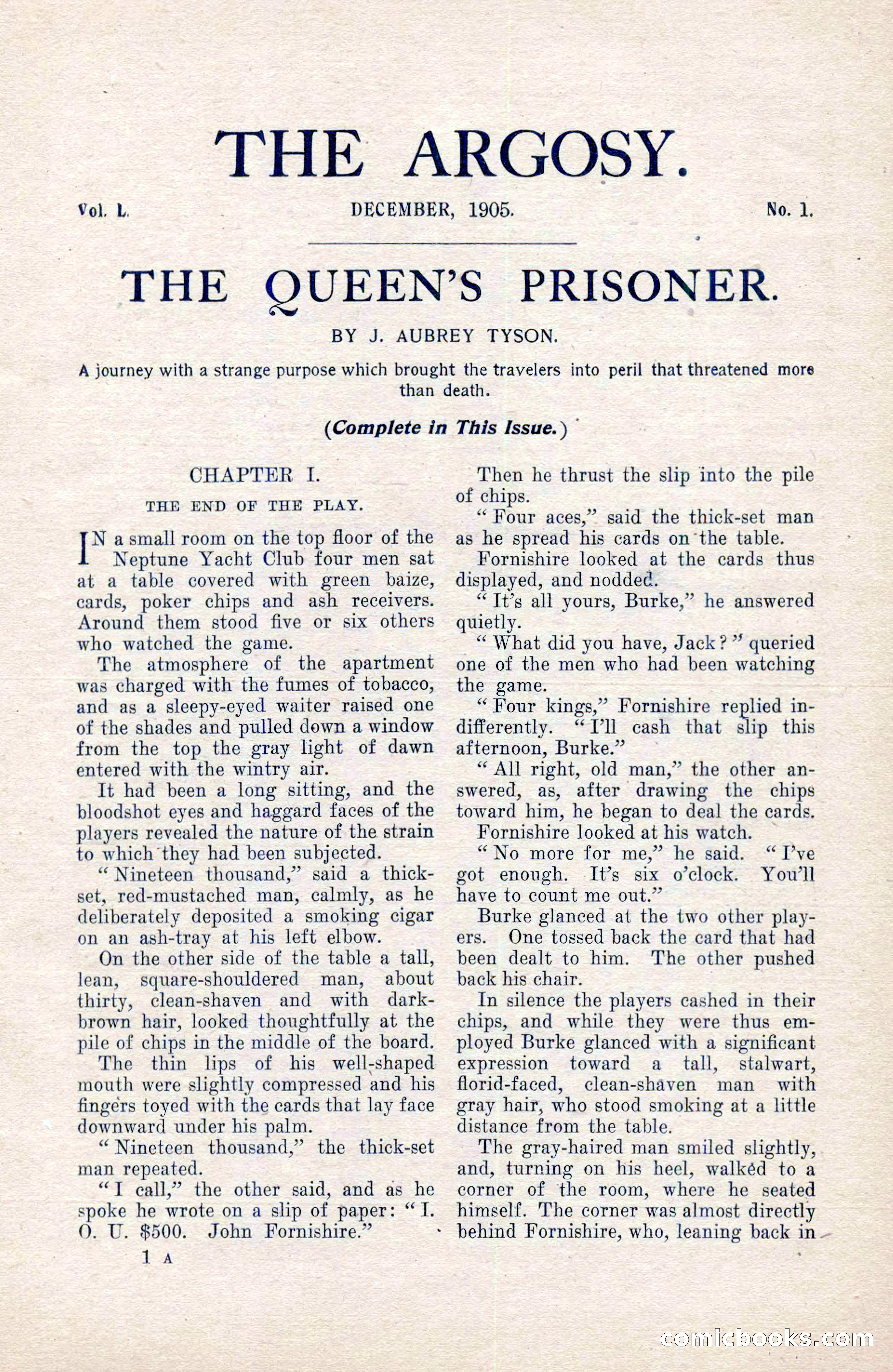 The Argosy, December 1905 — page 19 of 252