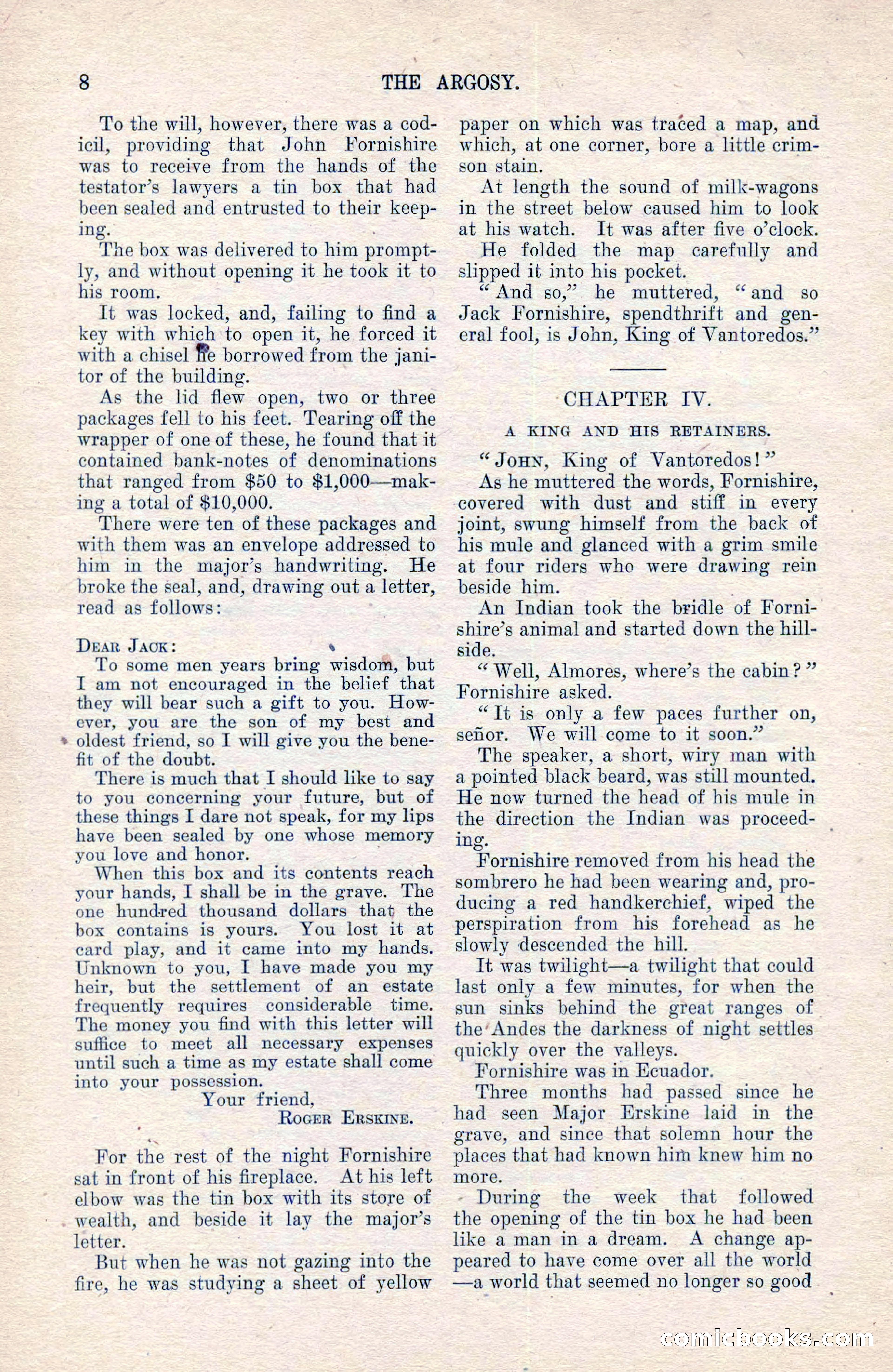 The Argosy, December 1905 — page 26 of 252