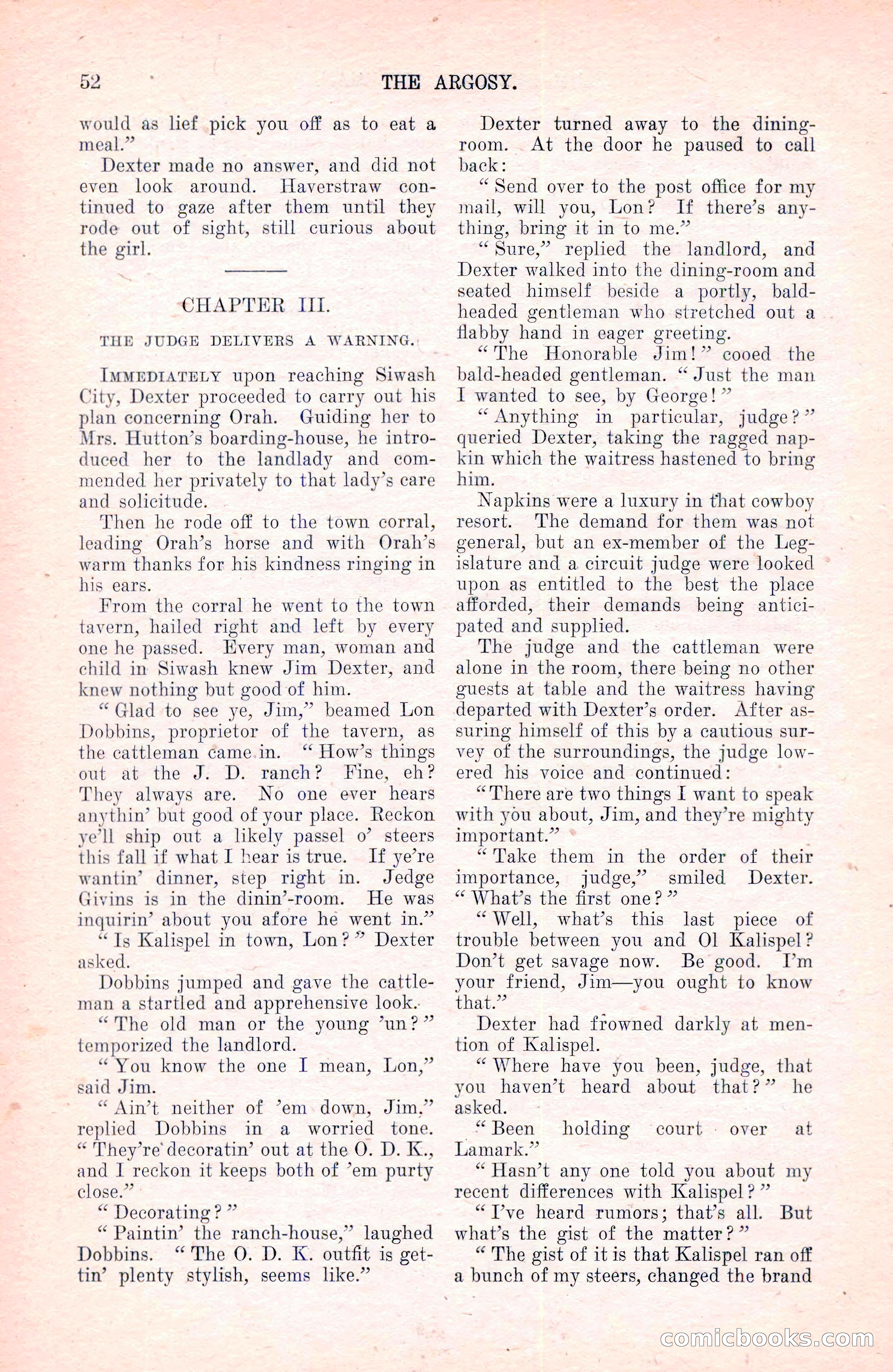 The Argosy, December 1905 — page 70 of 252