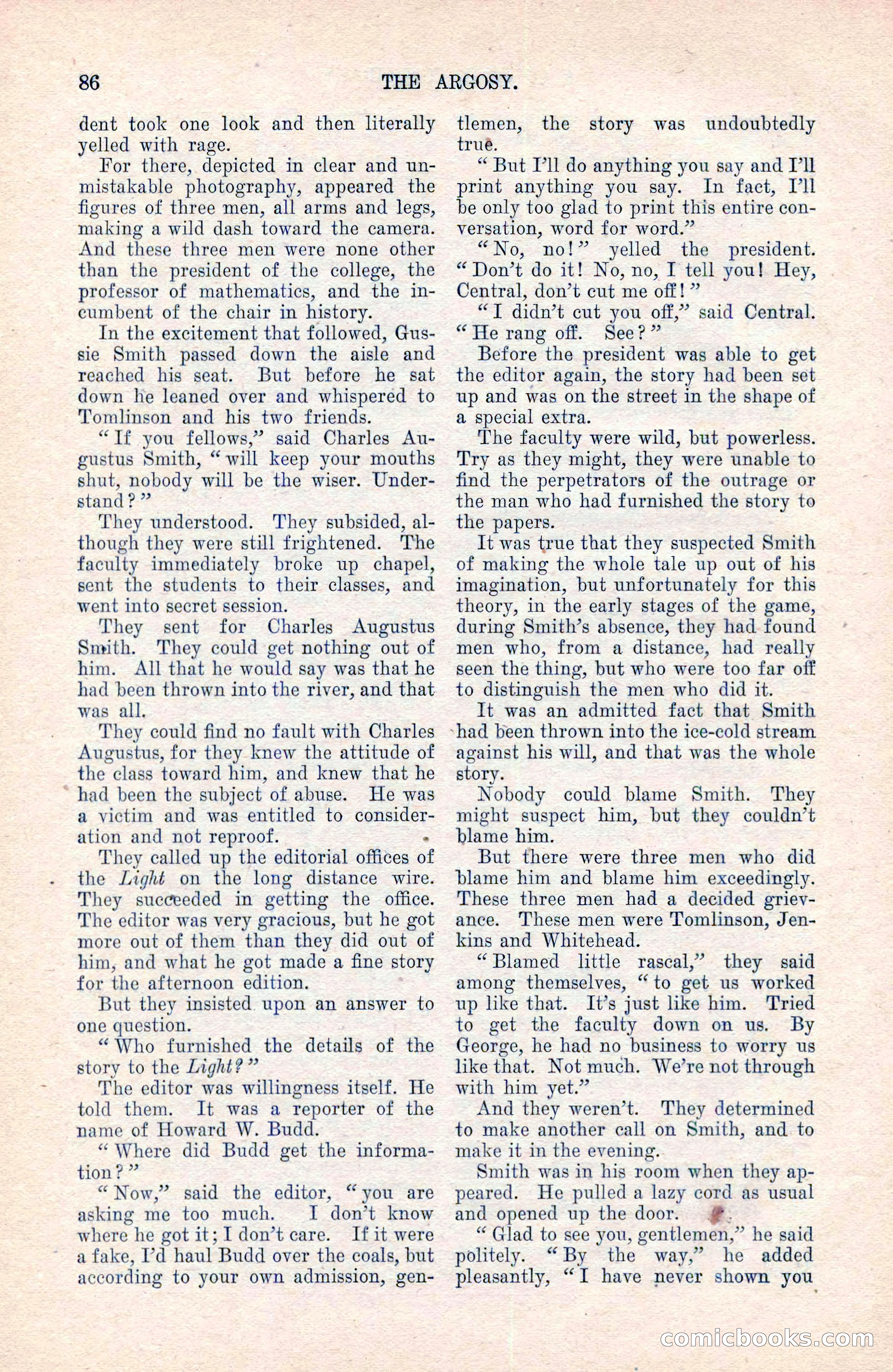 The Argosy, December 1905 — page 108 of 252