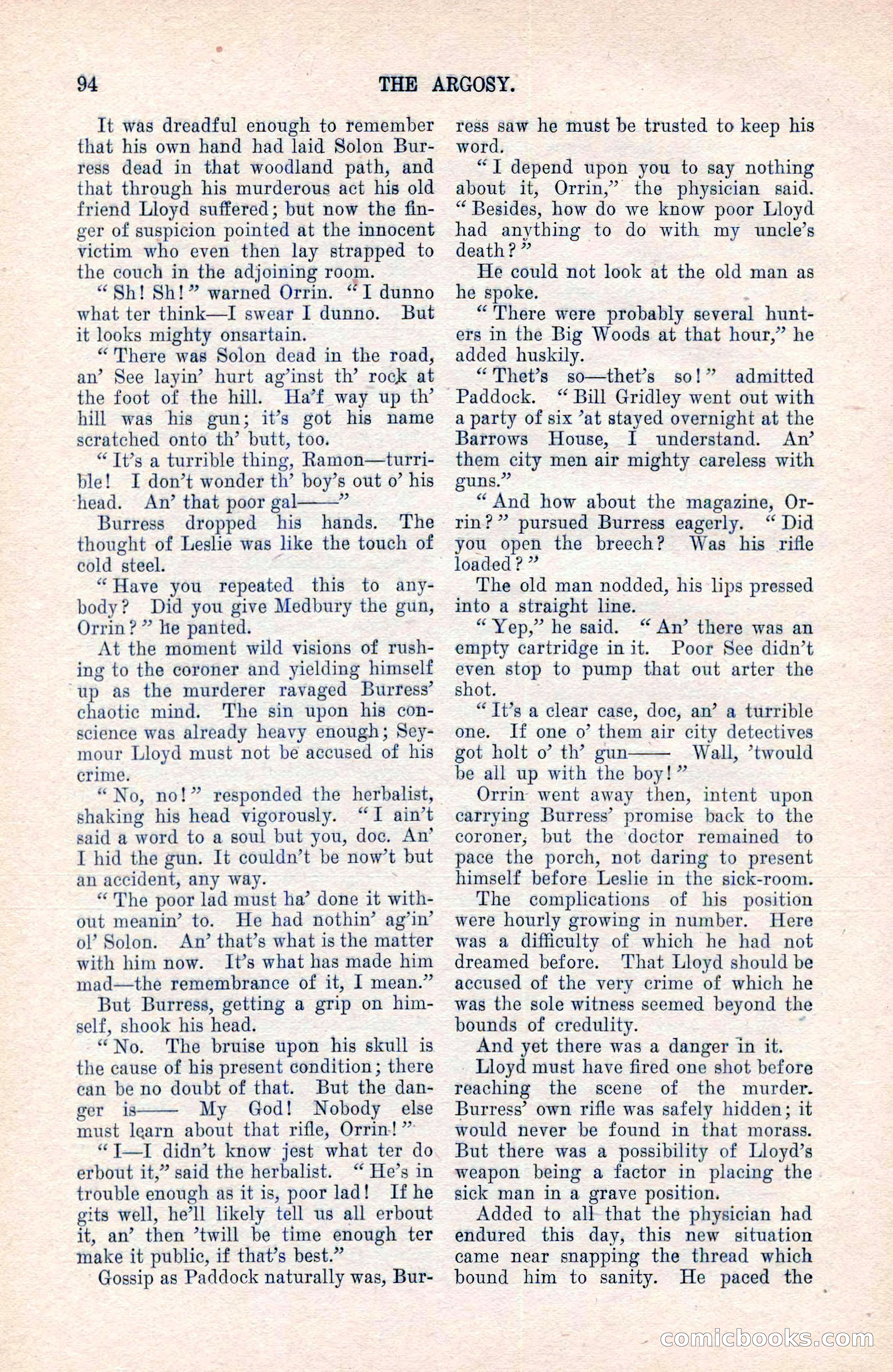 The Argosy, December 1905 — page 116 of 252