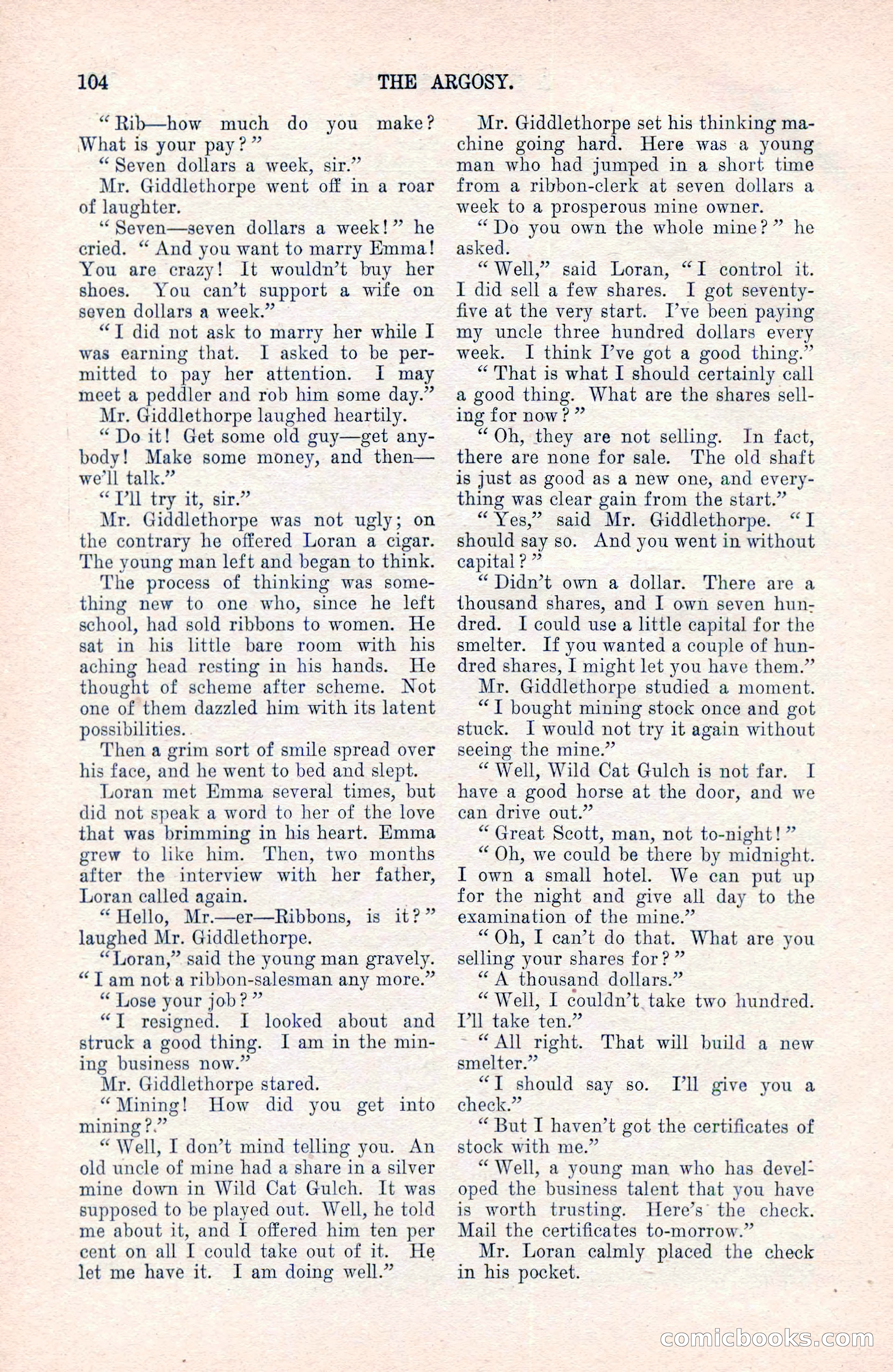 The Argosy, December 1905 — page 126 of 252