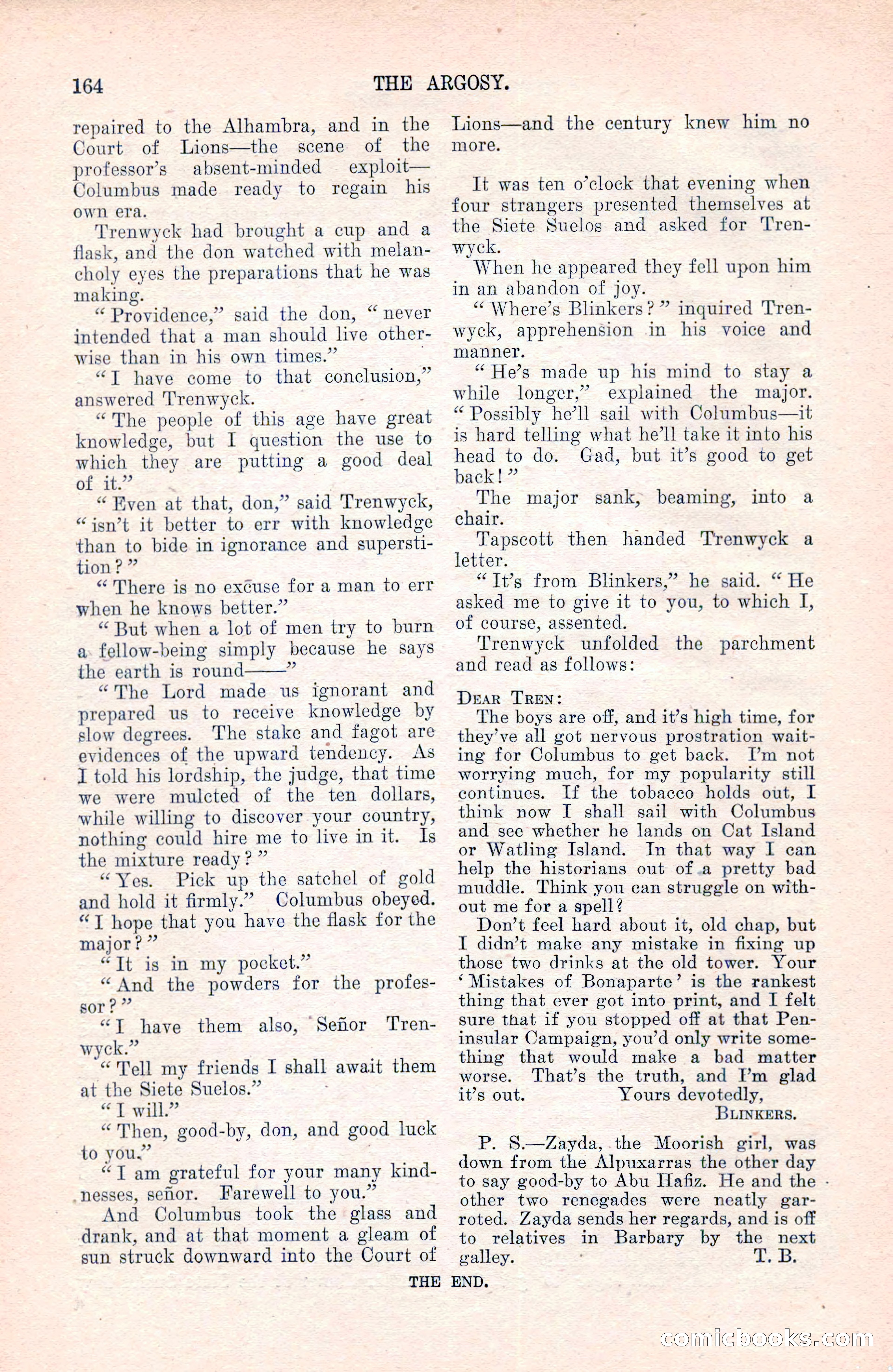 The Argosy, December 1905 — page 186 of 252