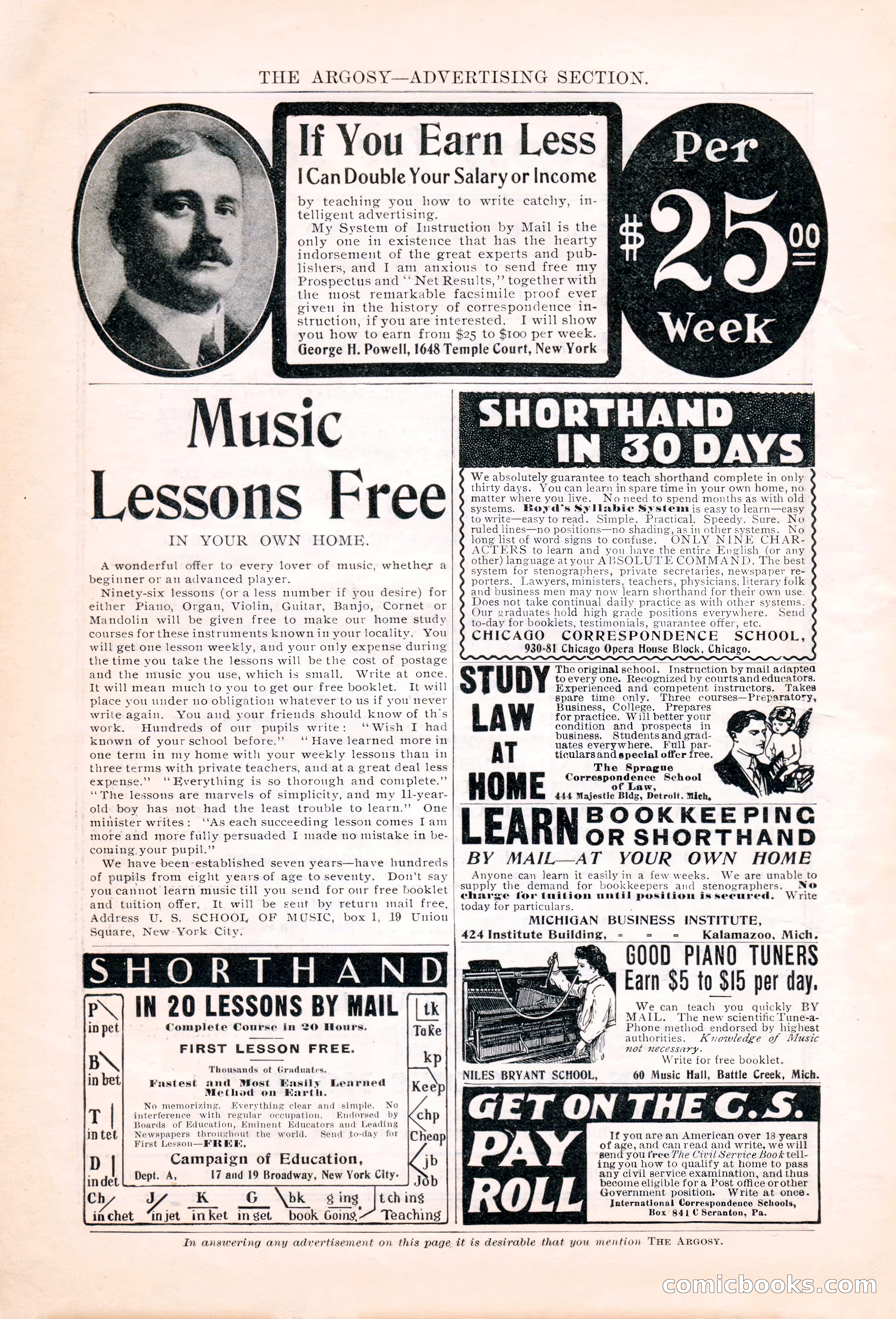The Argosy, January 1906 — page 6 of 230