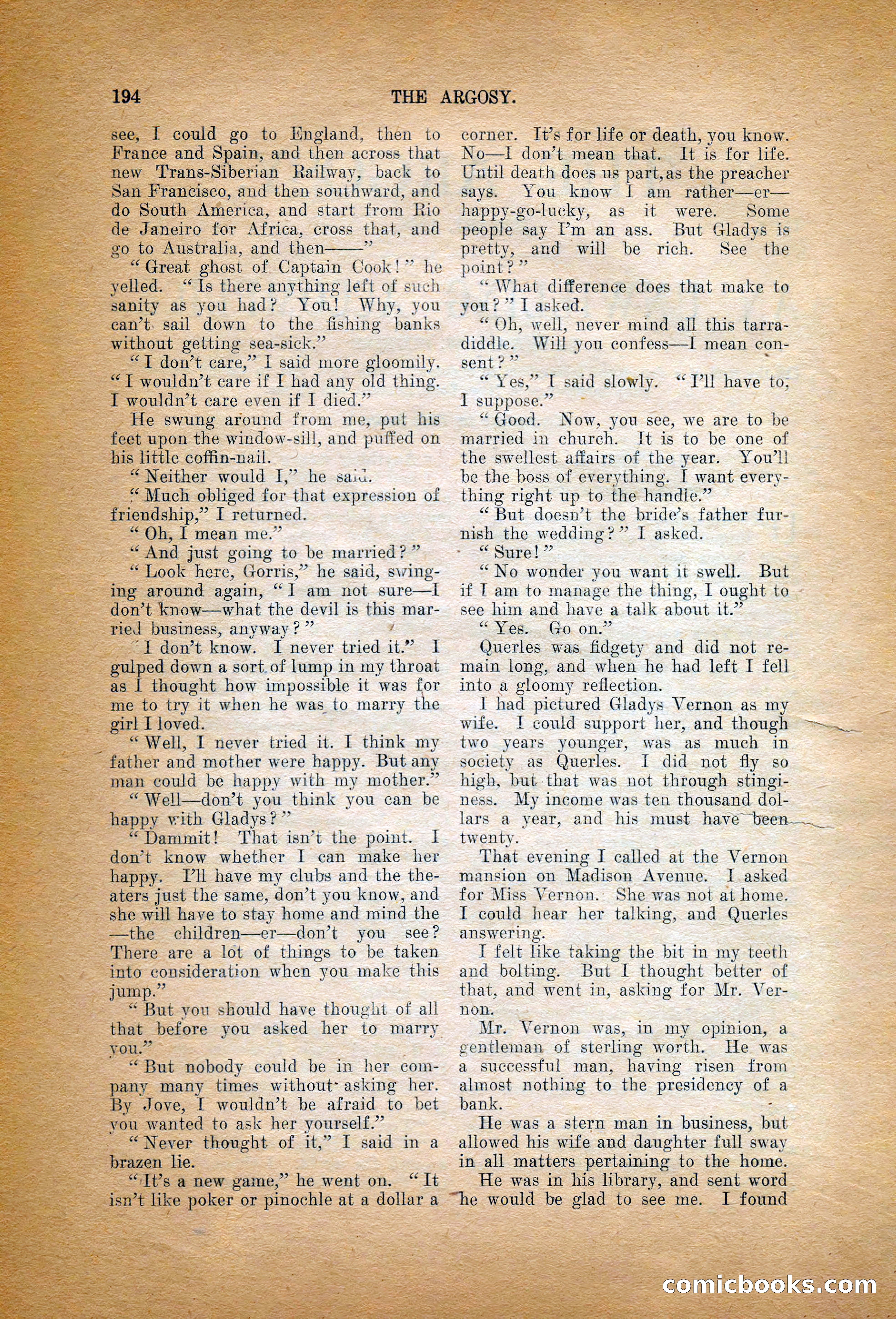 The Argosy, January 1906 — page 12 of 230