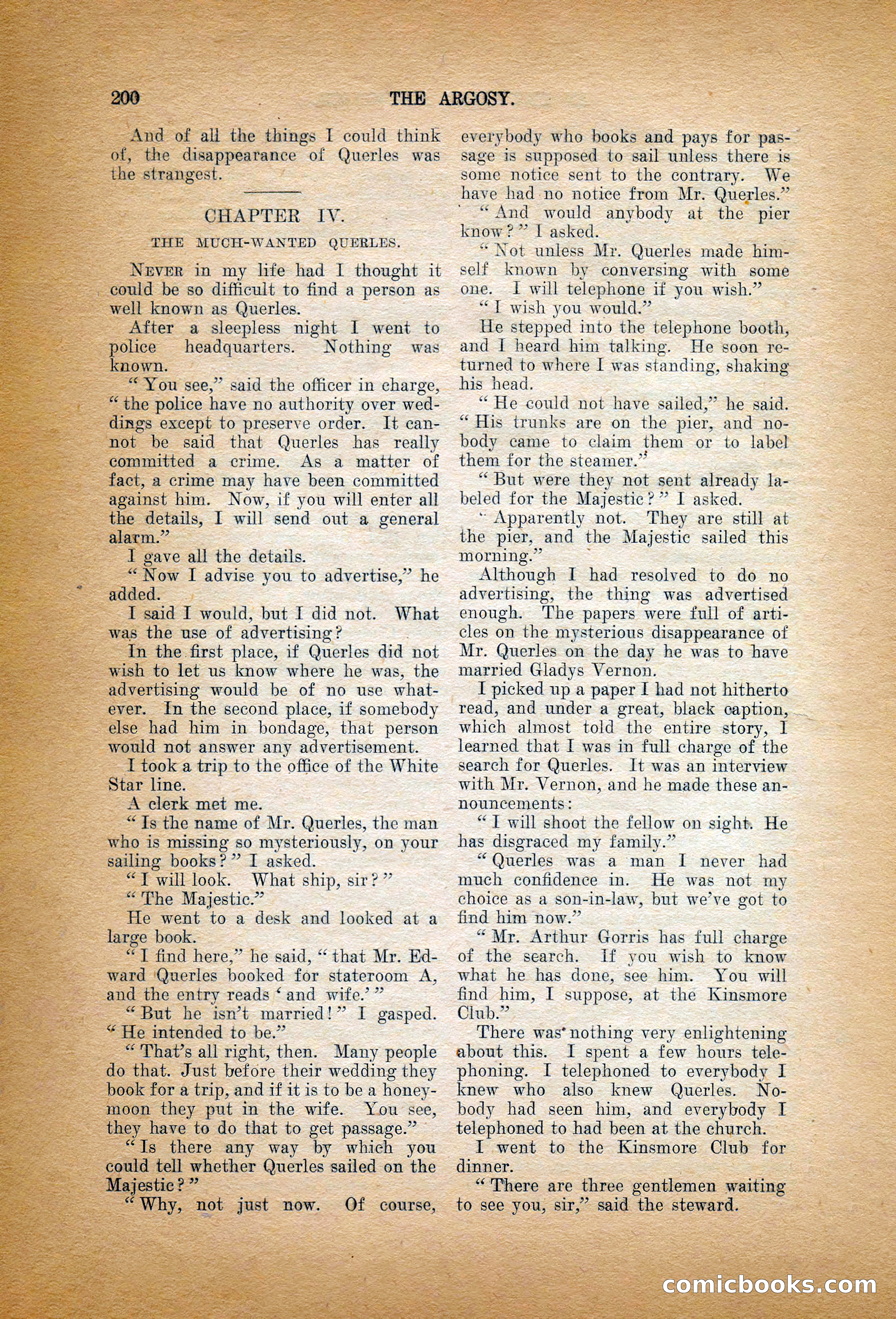 The Argosy, January 1906 — page 18 of 230
