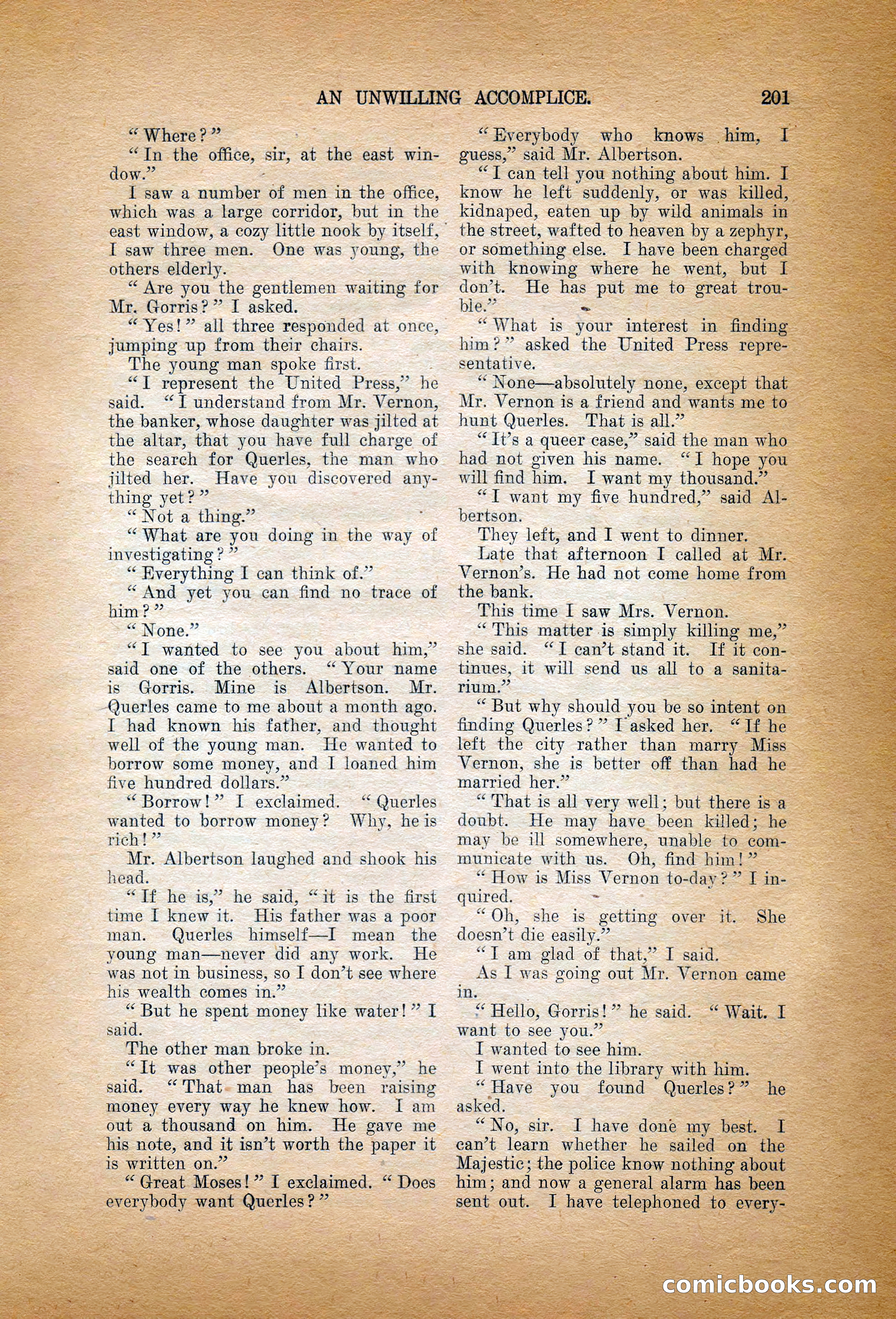 The Argosy, January 1906 — page 19 of 230
