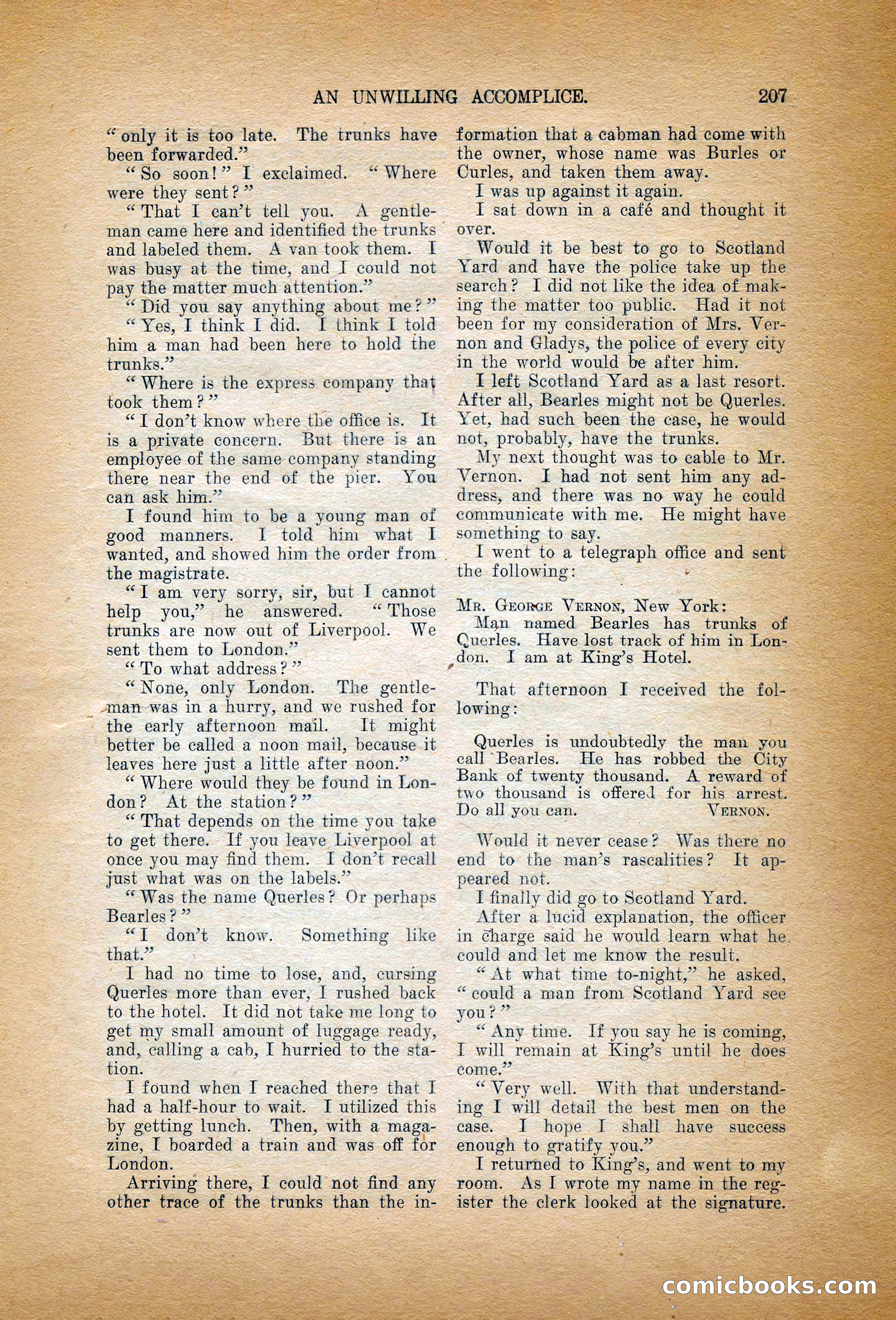 The Argosy, January 1906 — page 25 of 230