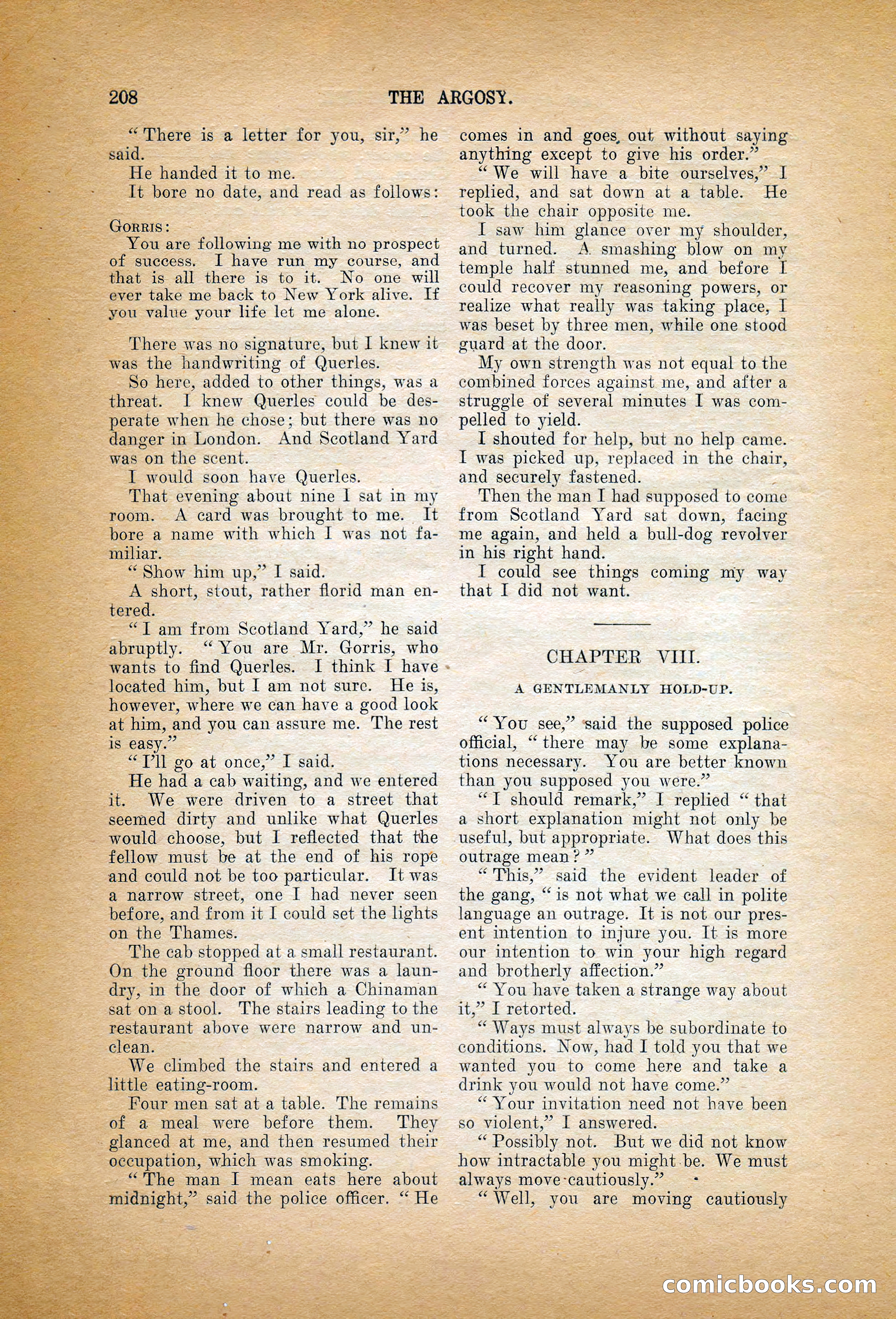 The Argosy, January 1906 — page 26 of 230