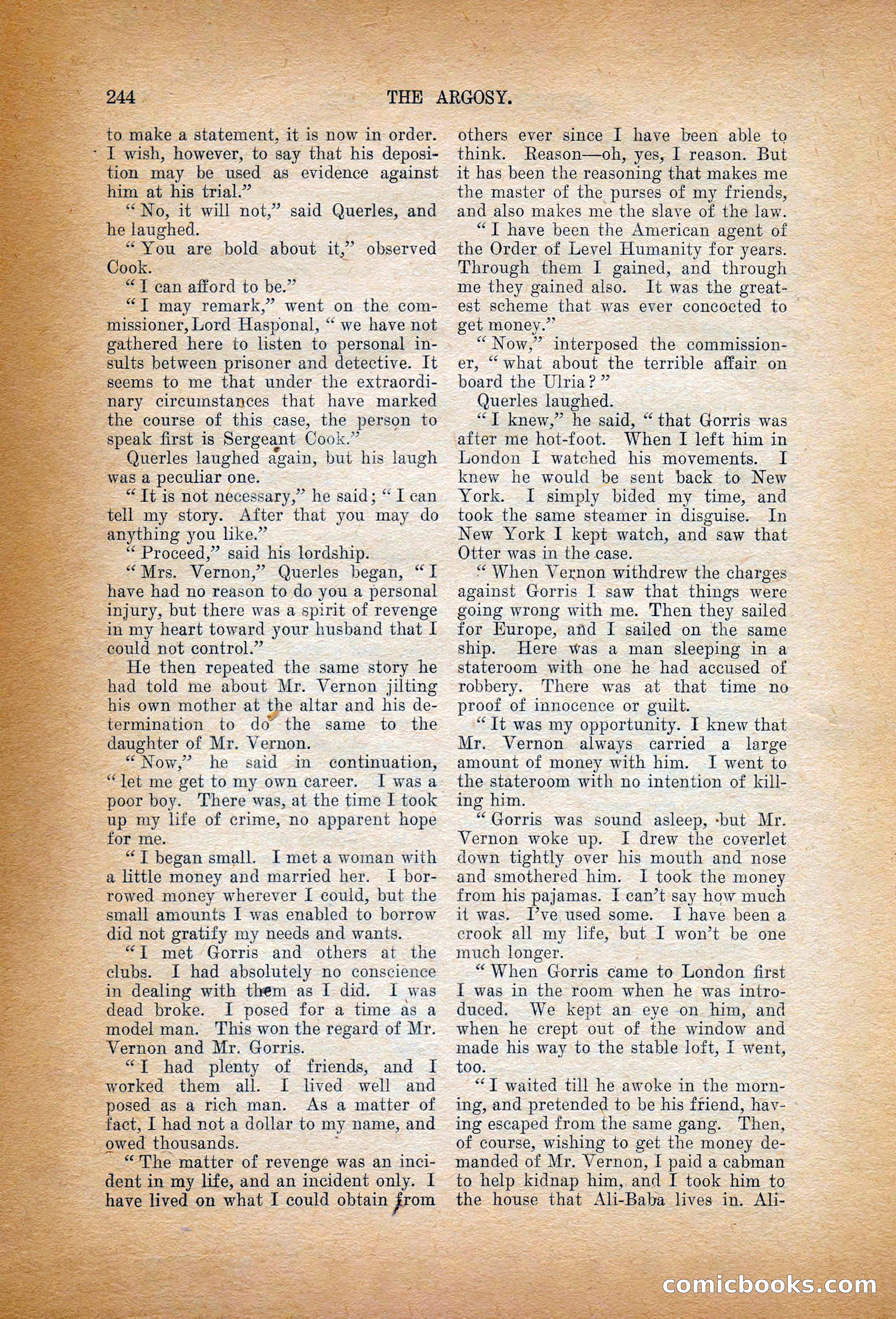 The Argosy, January 1906 — page 62 of 230