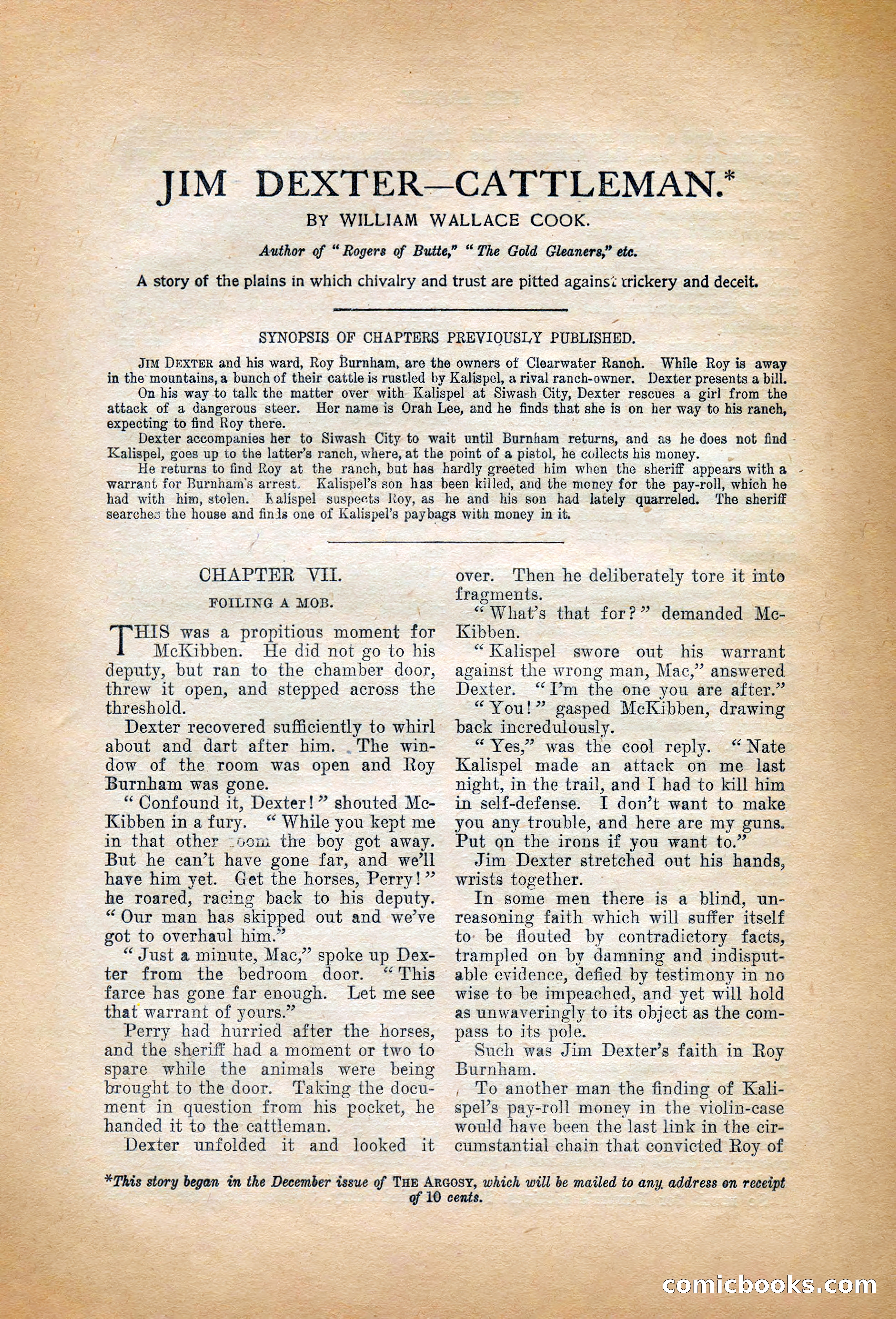 The Argosy, January 1906 — page 89 of 230