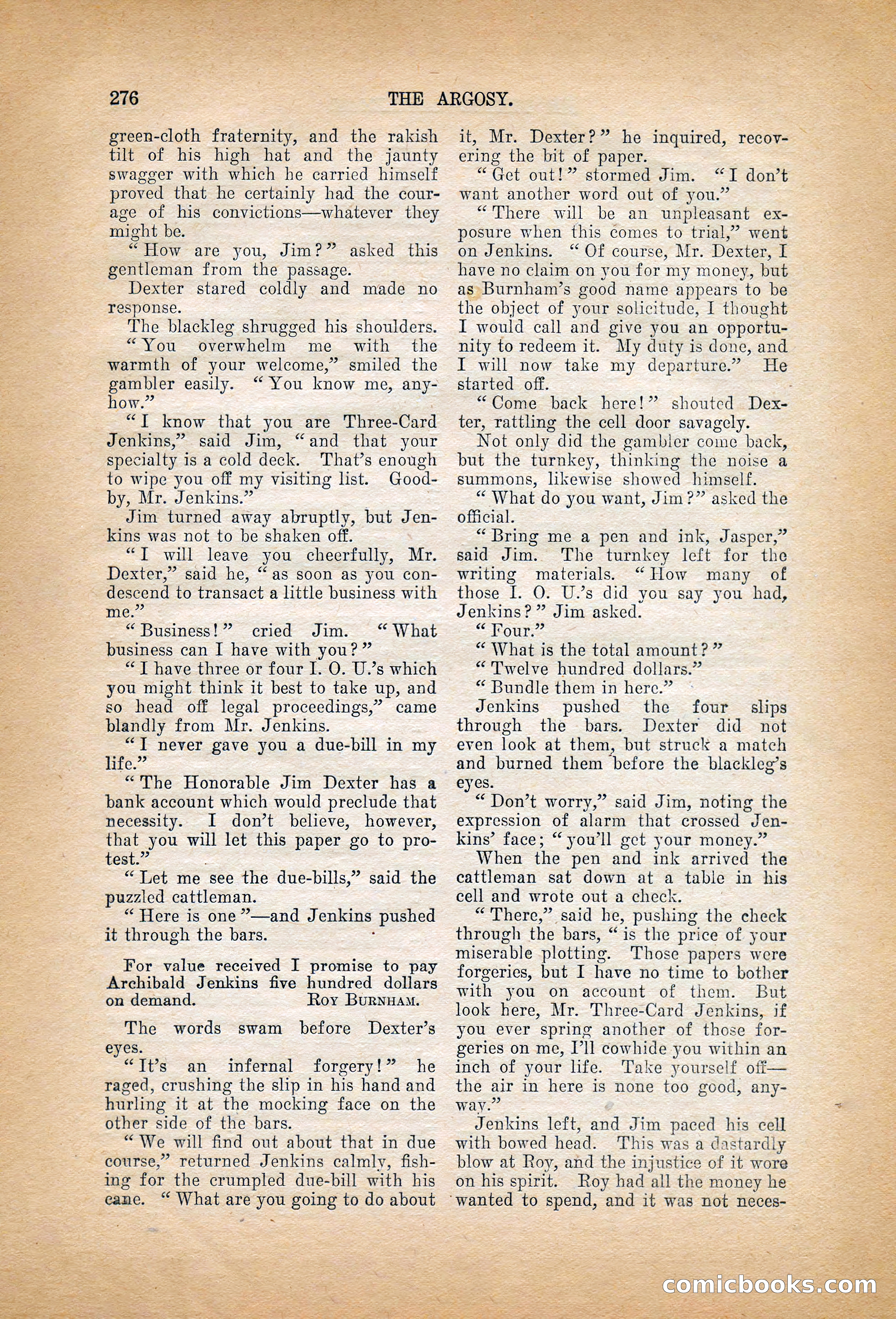 The Argosy, January 1906 — page 94 of 230