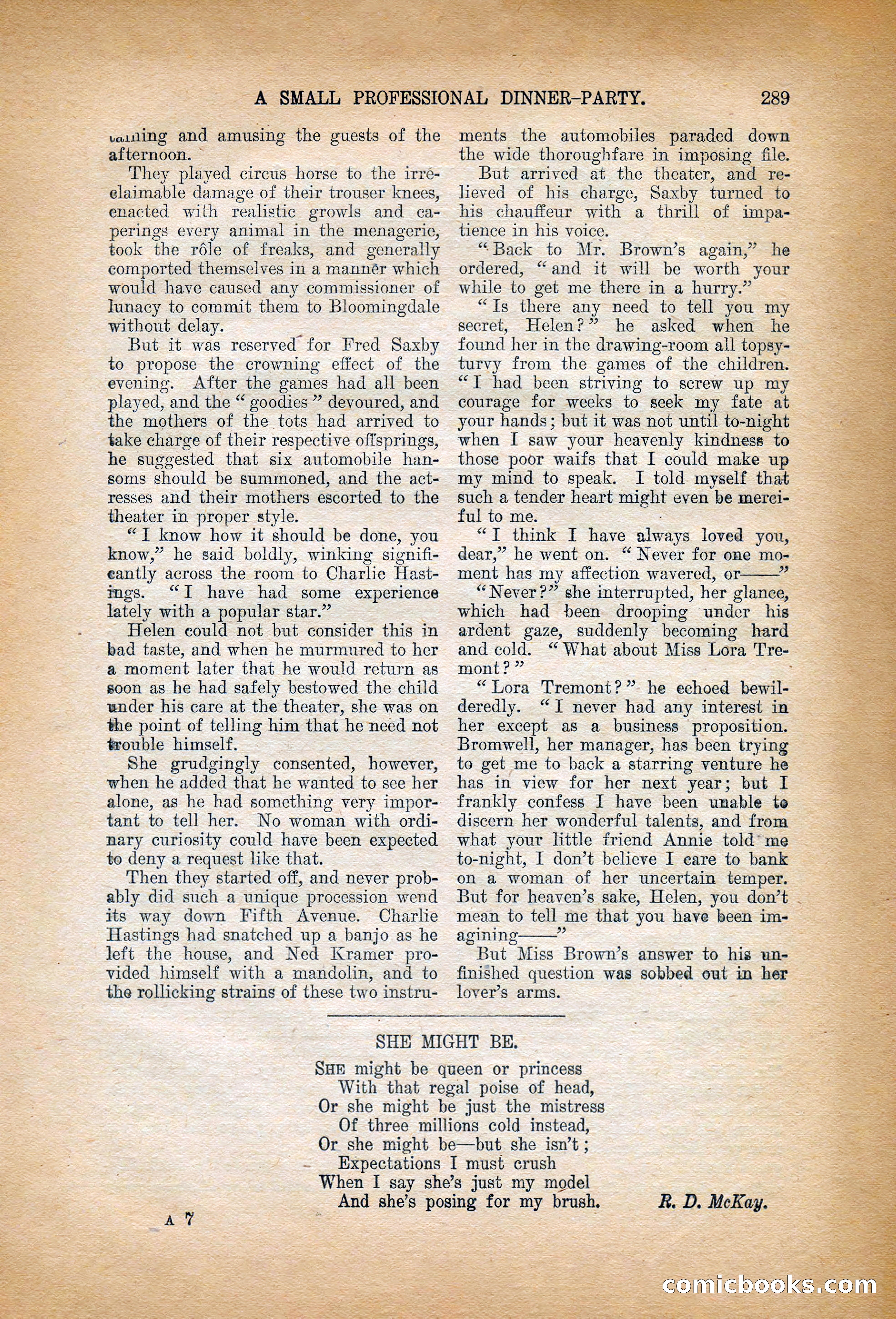 The Argosy, January 1906 — page 107 of 230