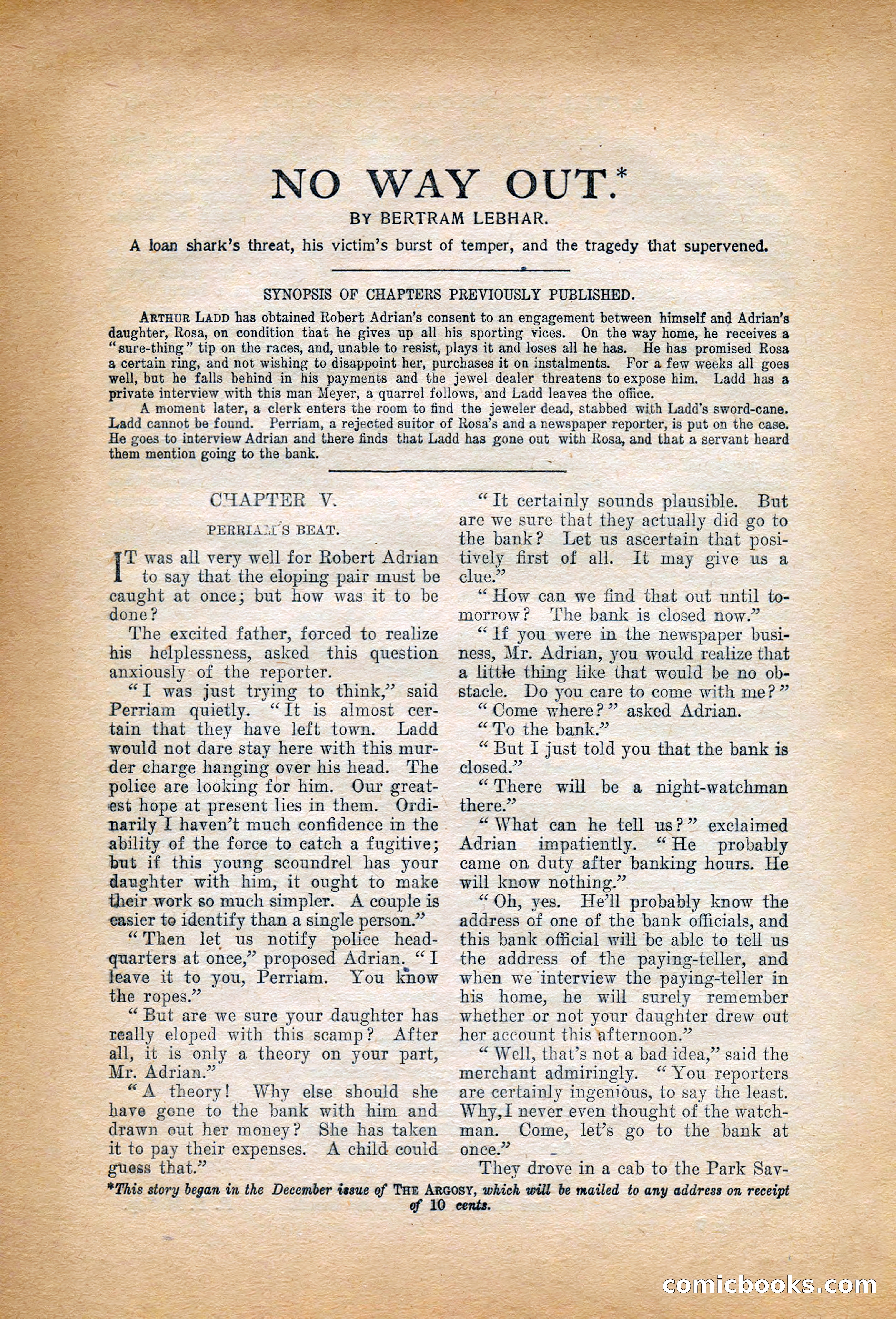 The Argosy, January 1906 — page 108 of 230