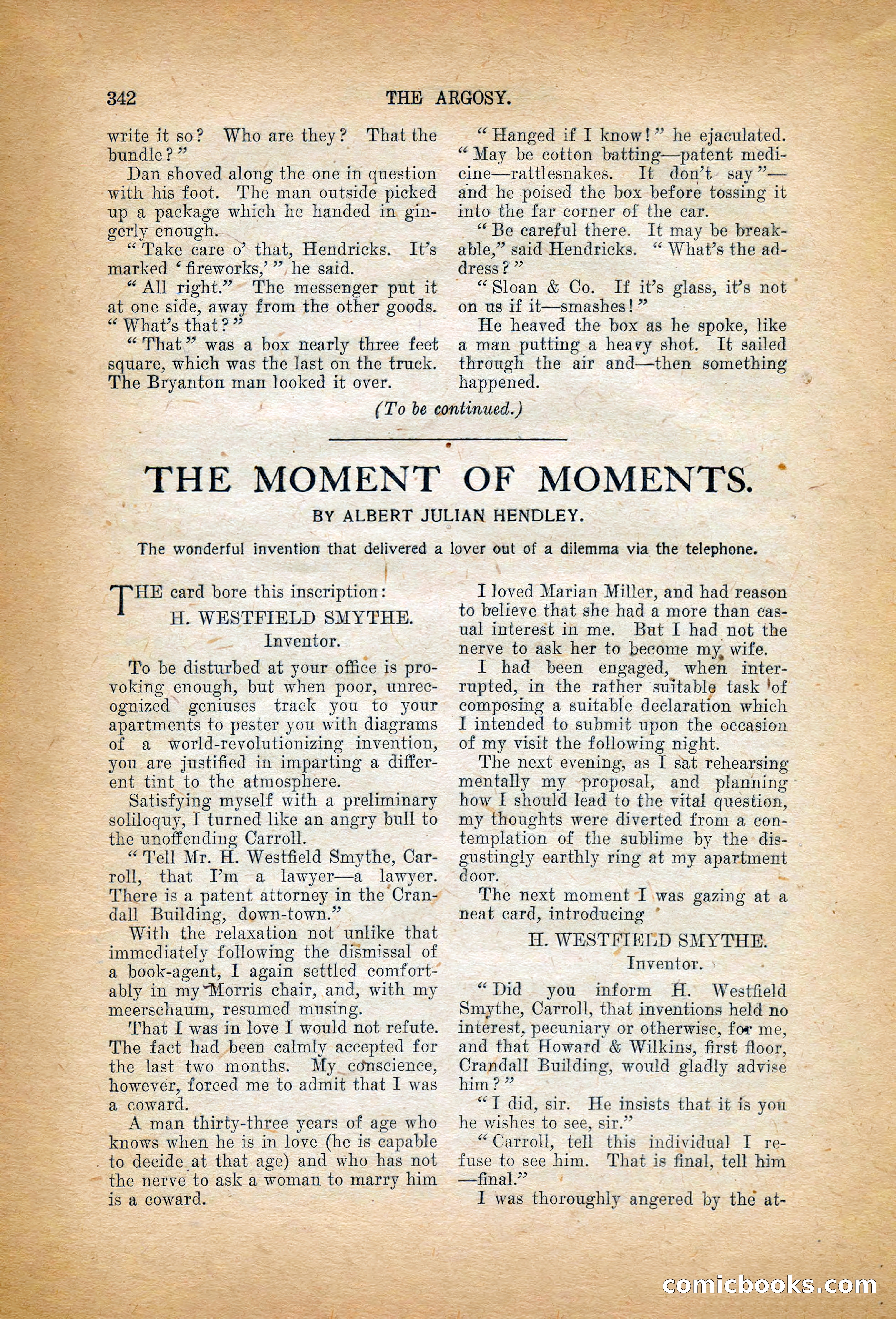 The Argosy, January 1906 — page 160 of 230