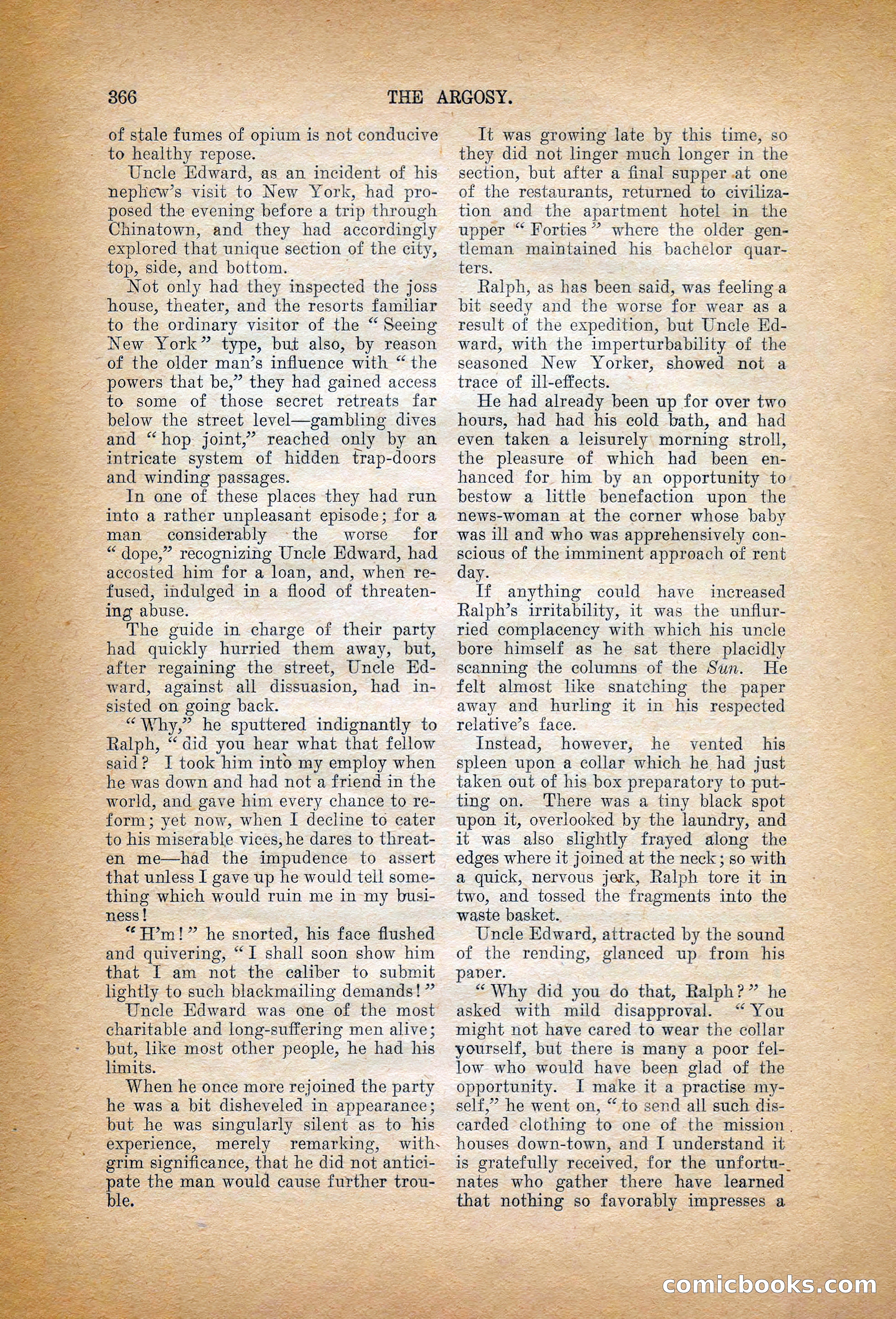 The Argosy, January 1906 — page 184 of 230