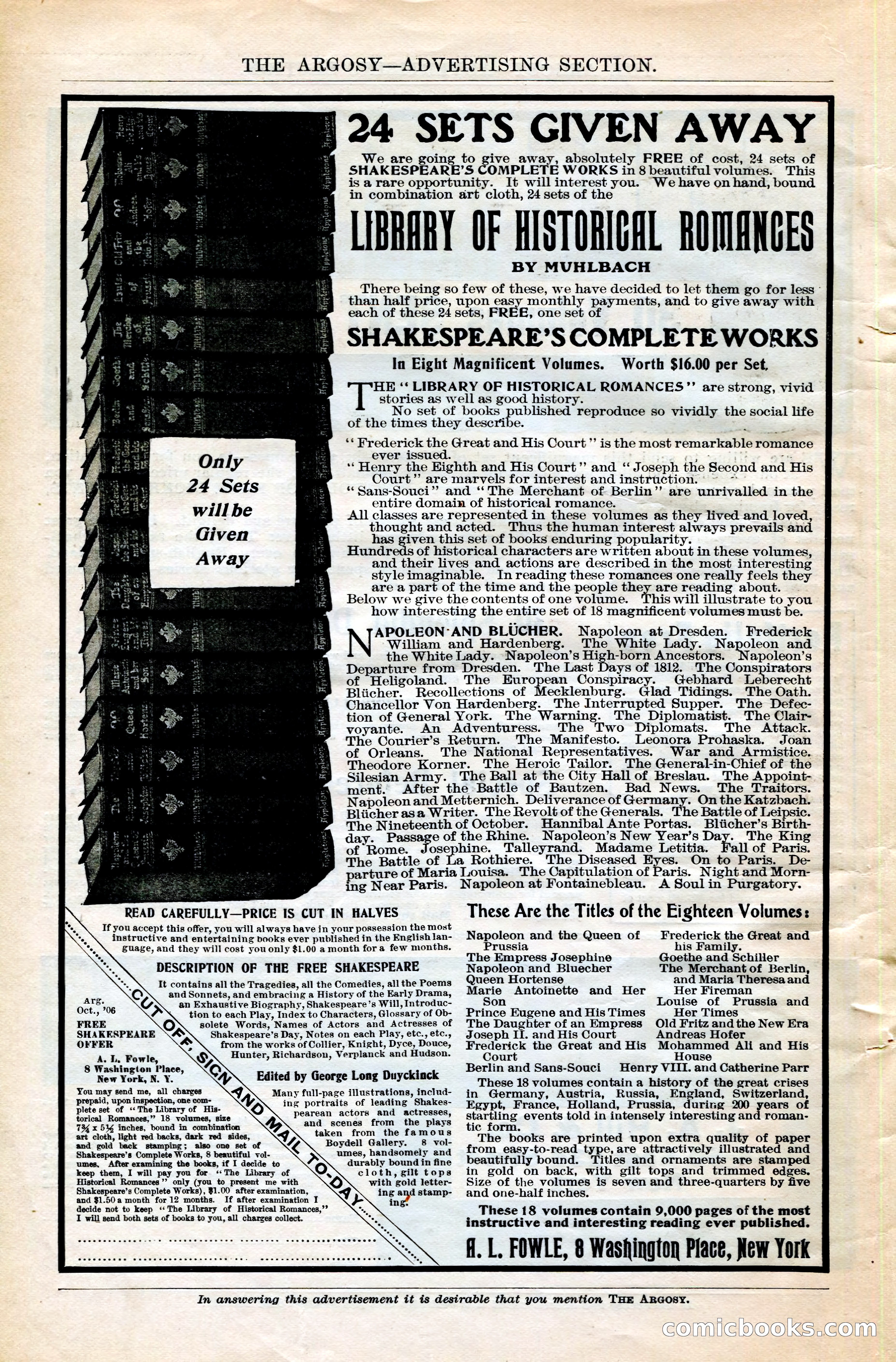 The Argosy, October 1906 — page 8 of 248